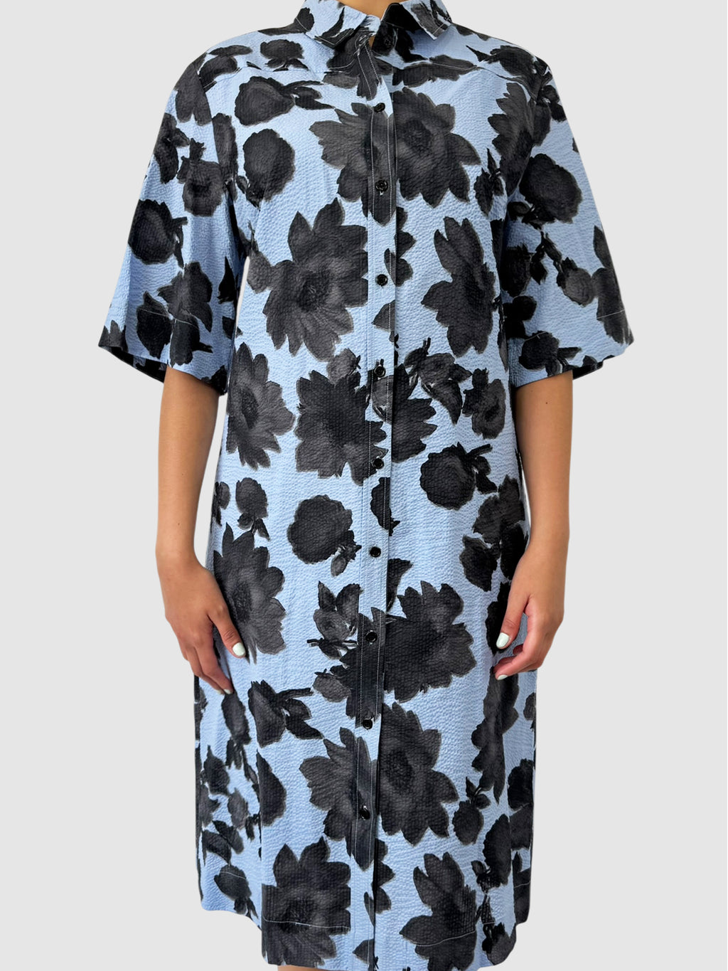 Floral Shirt Dress