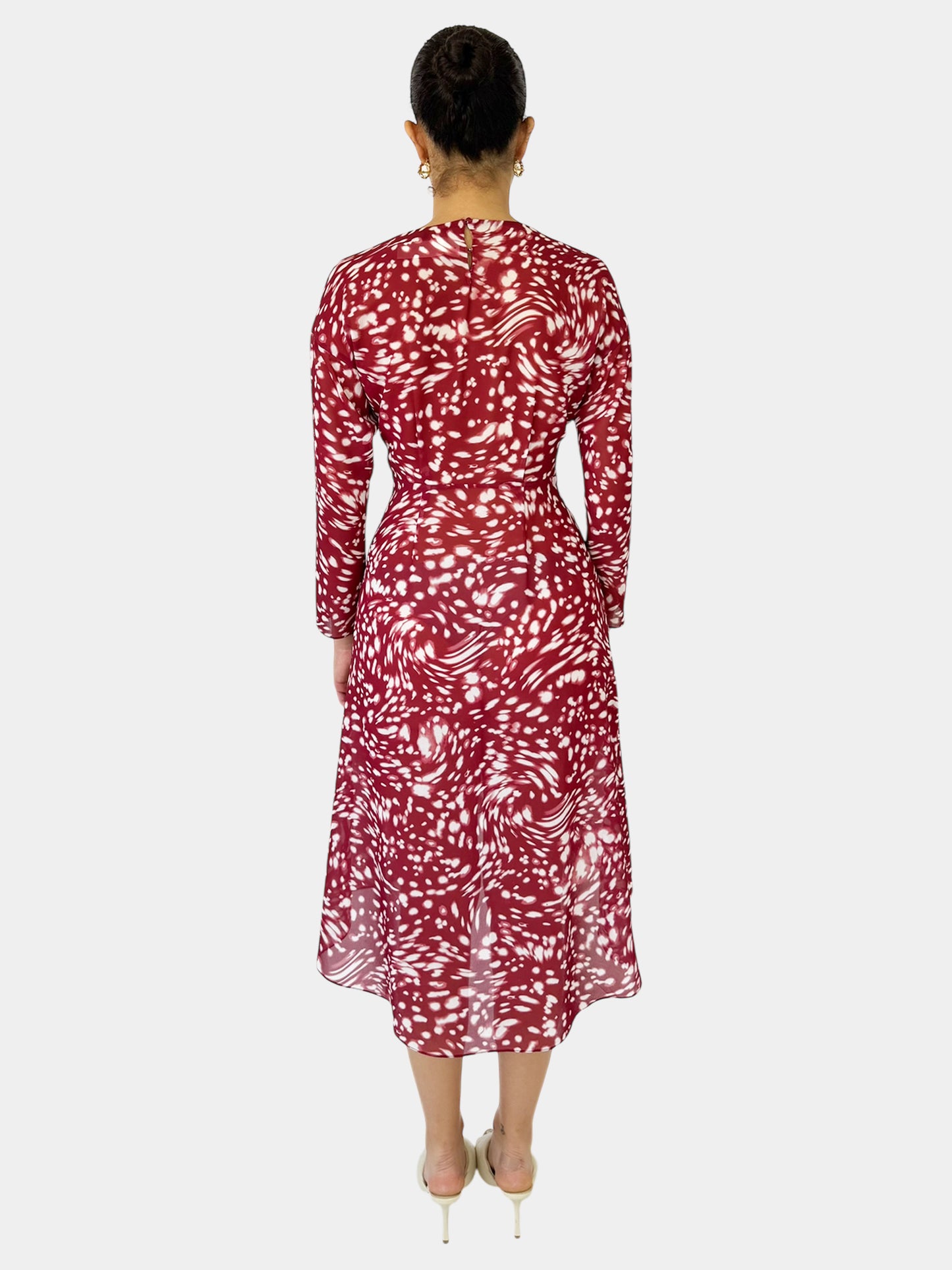 Spot Print Dress