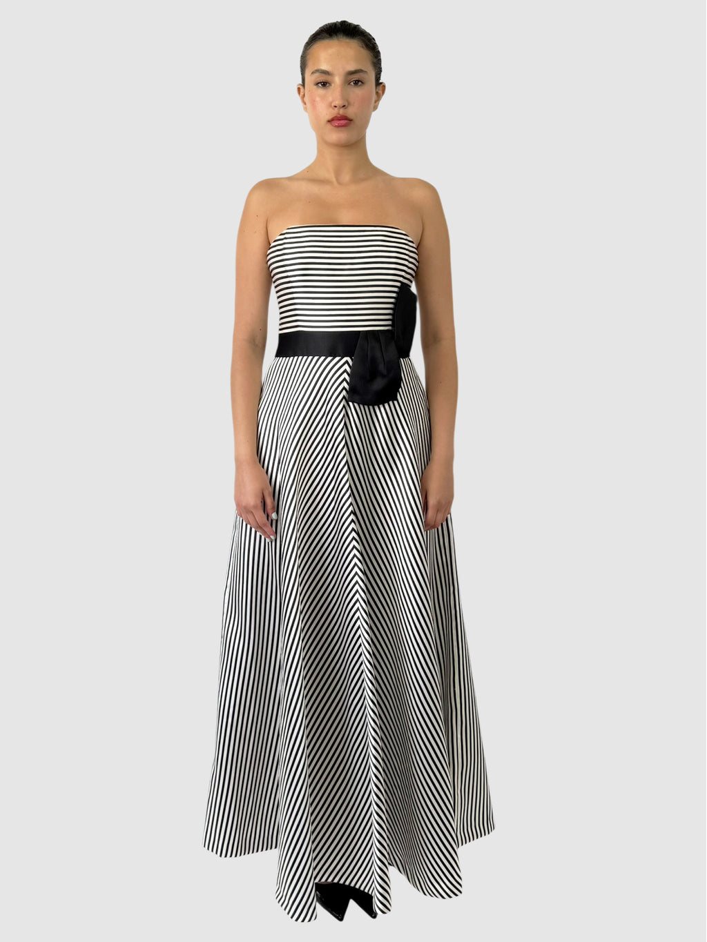 Bow Stripe Dress