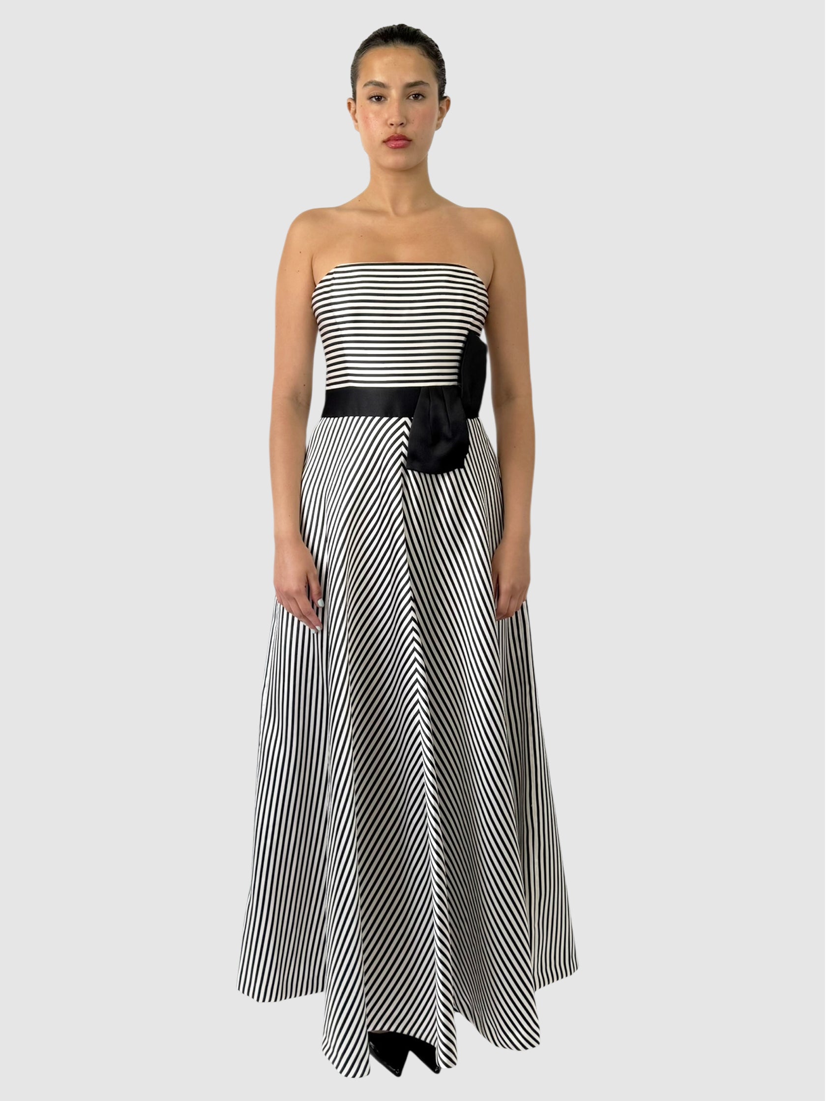 Bow Stripe Dress