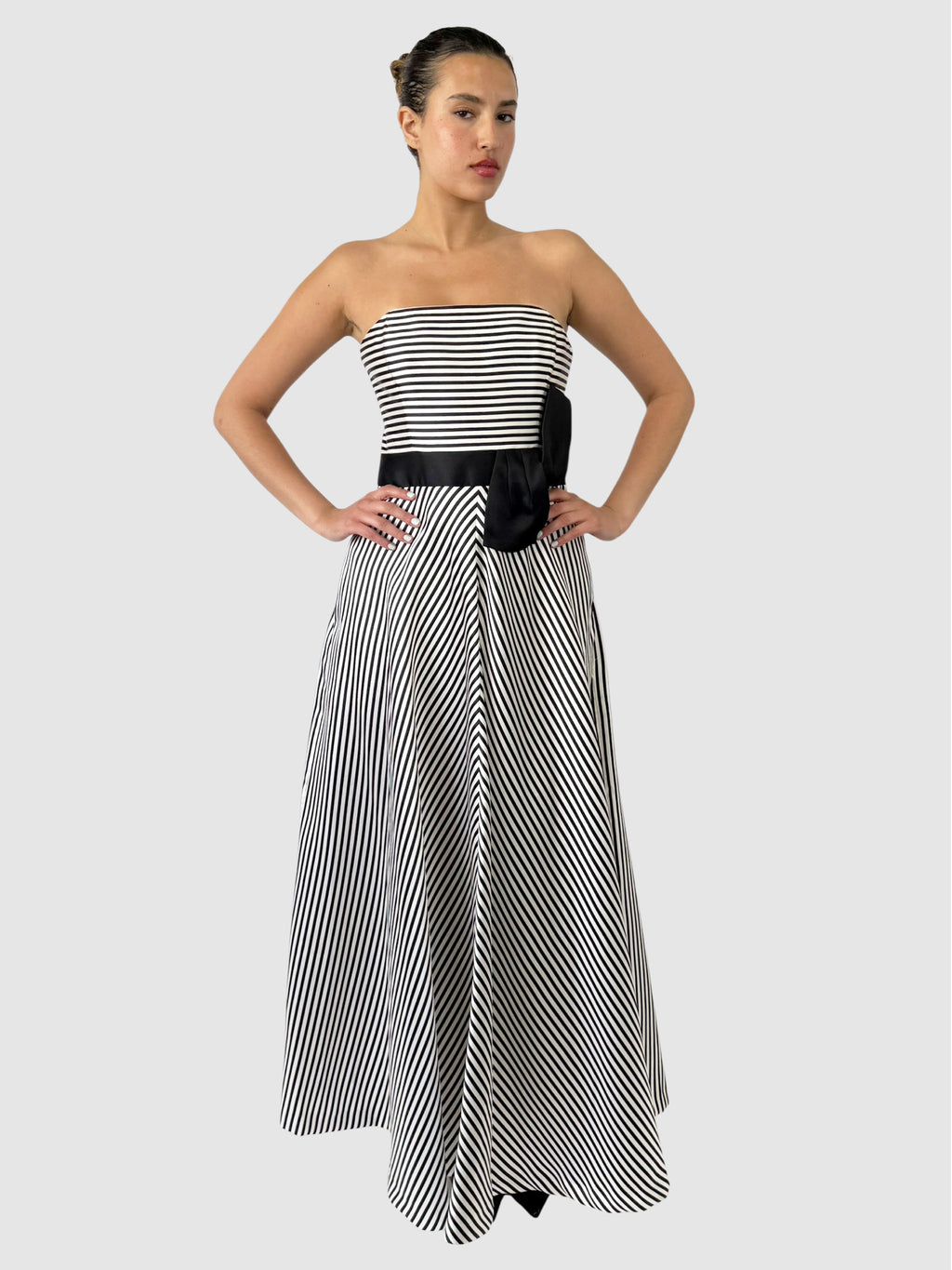 Bow Stripe Dress