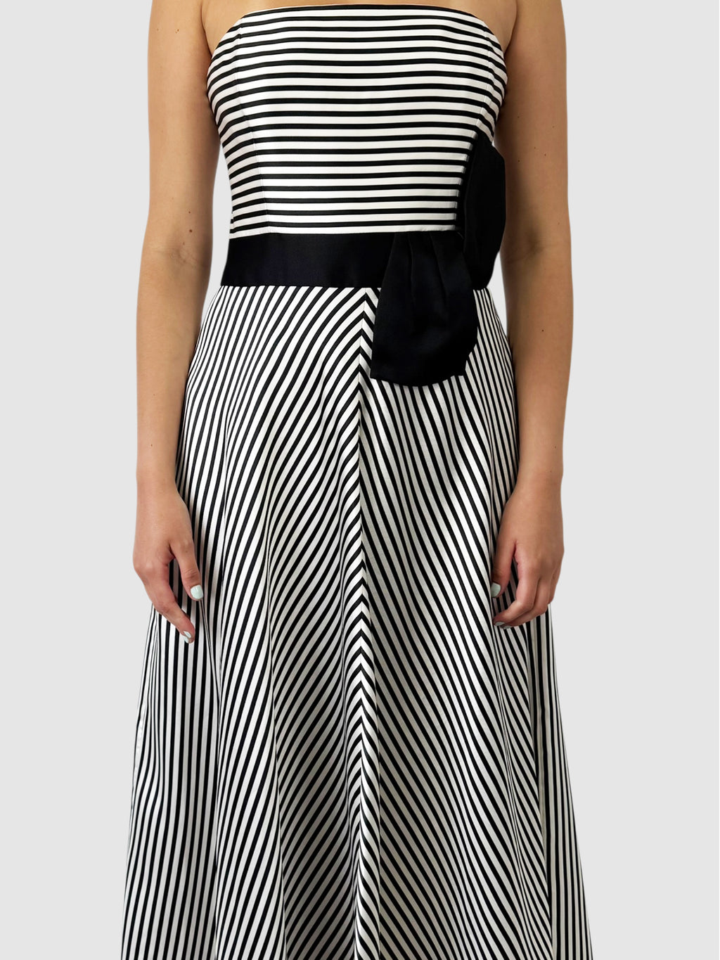 Bow Stripe Dress