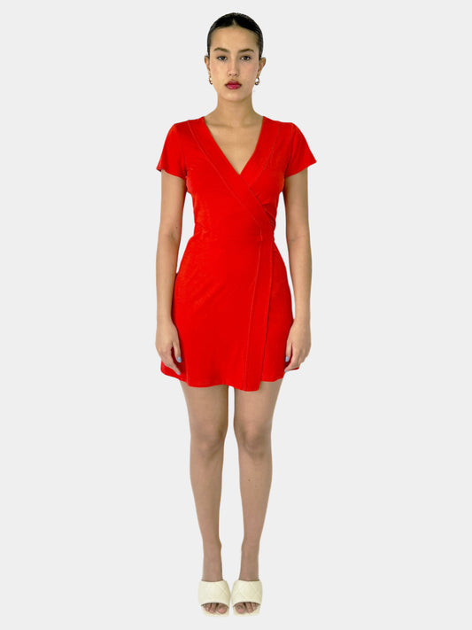 Wrap Mini Dress