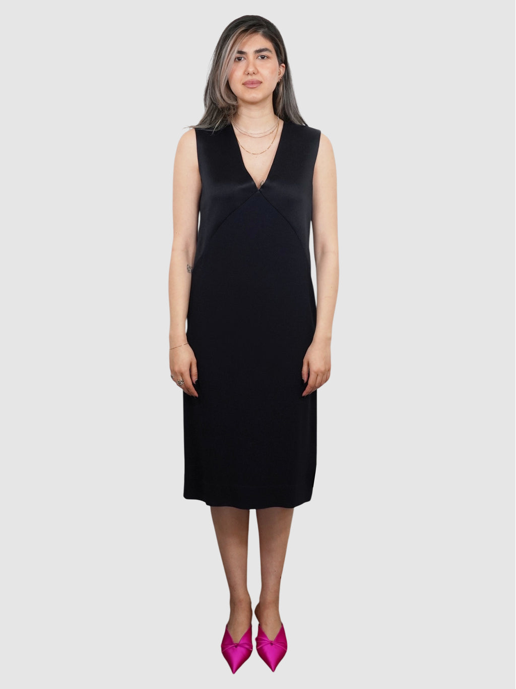 Satin Midi Dress