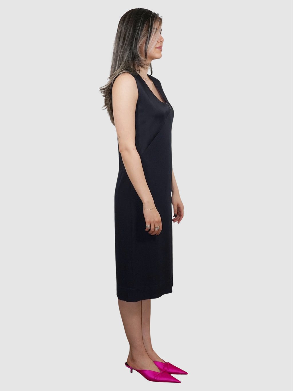 Satin Midi Dress