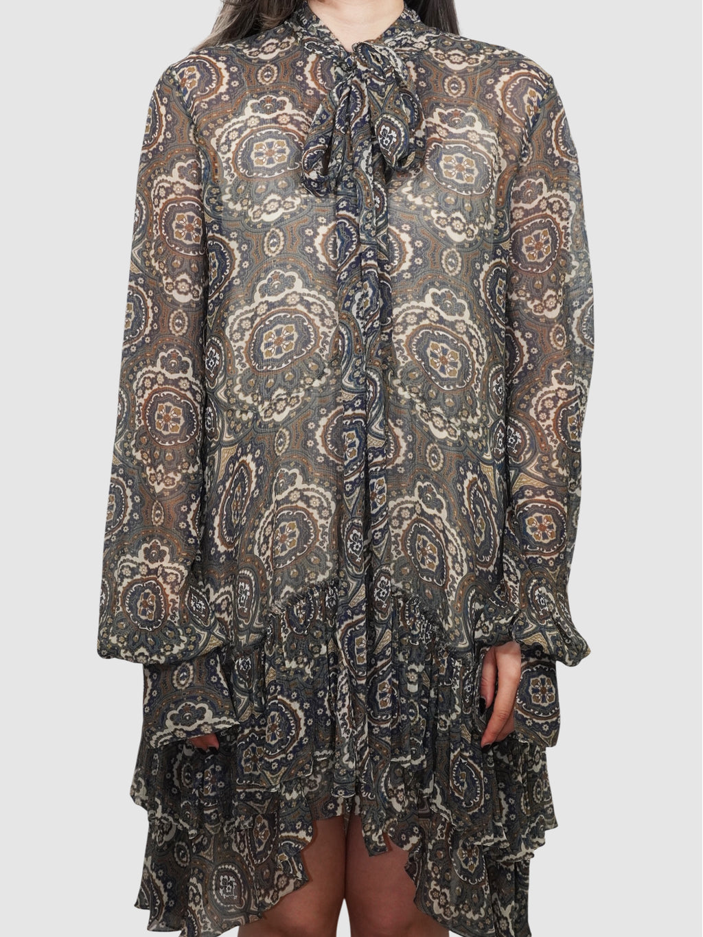 Silk Printed Dress