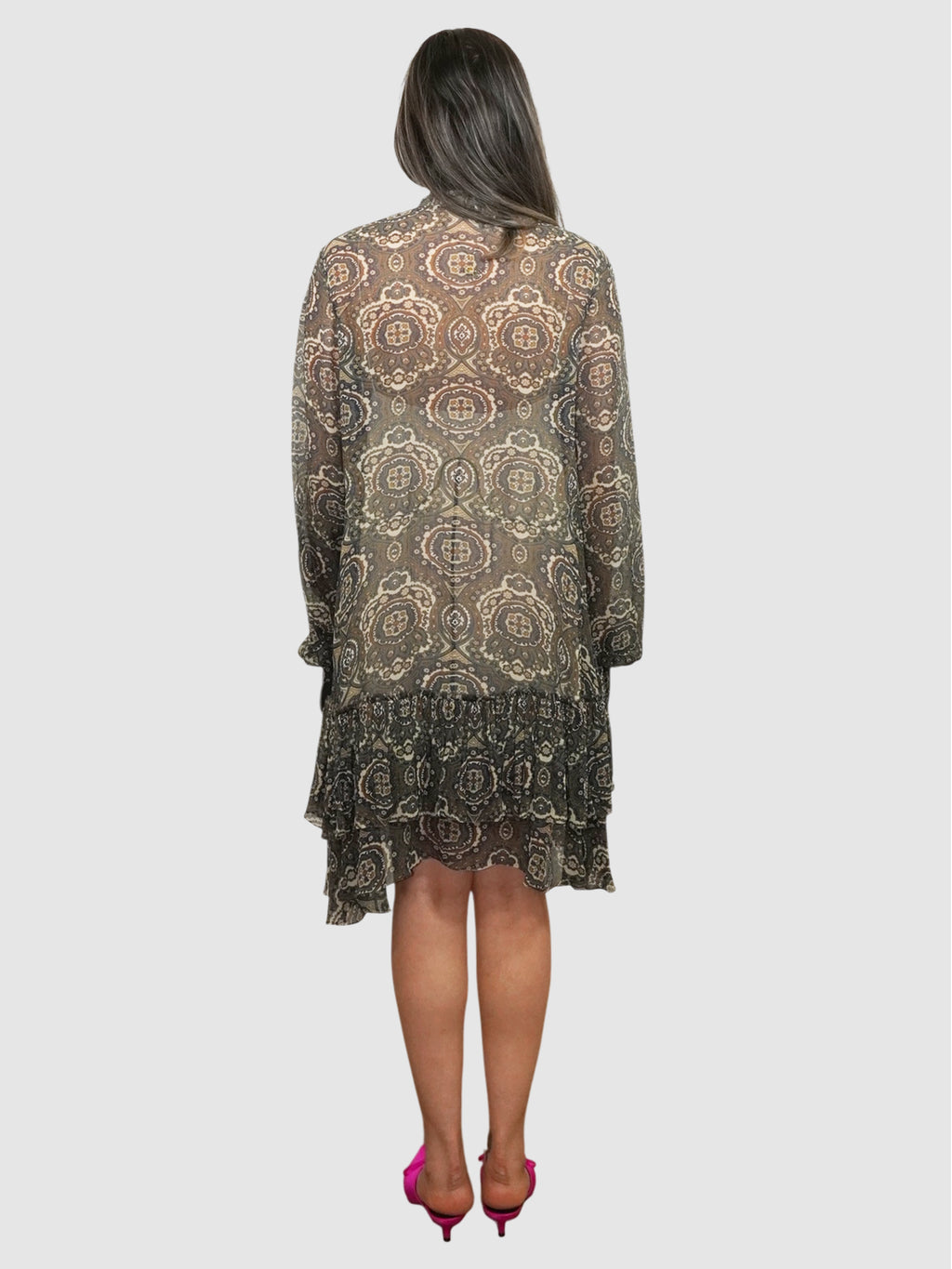 Silk Printed Dress