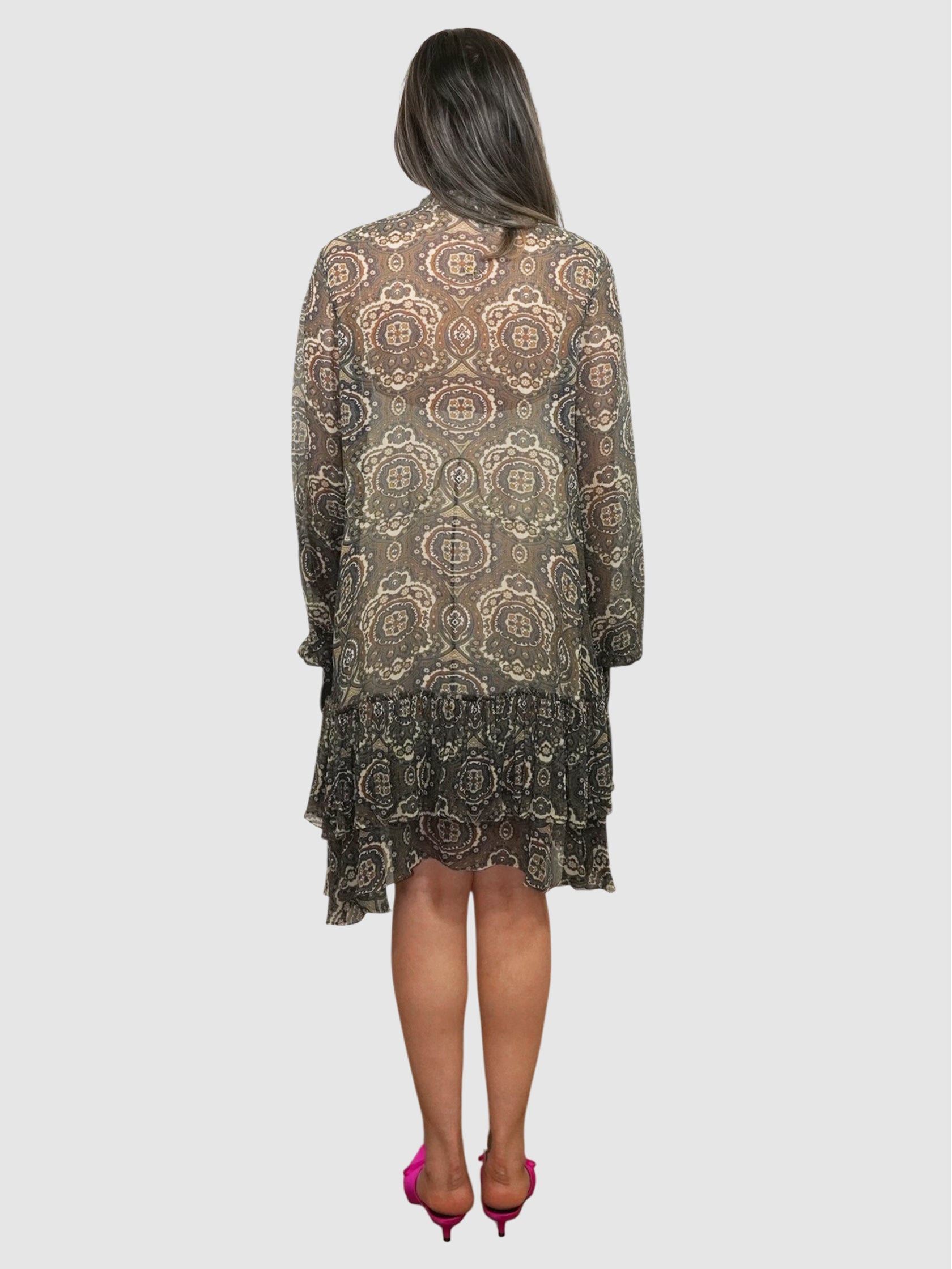 Silk Printed Dress