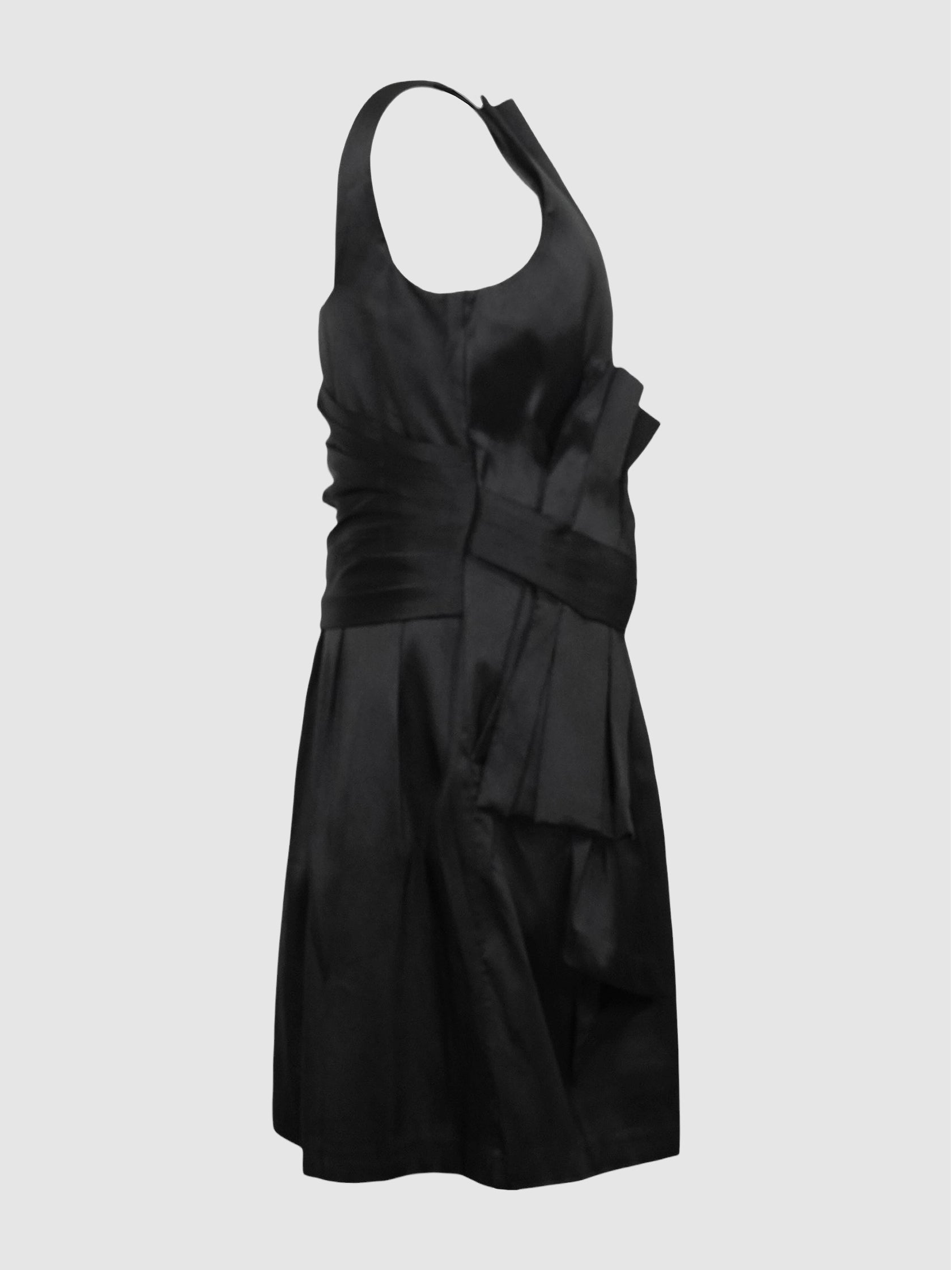 Bow Pleated Dress