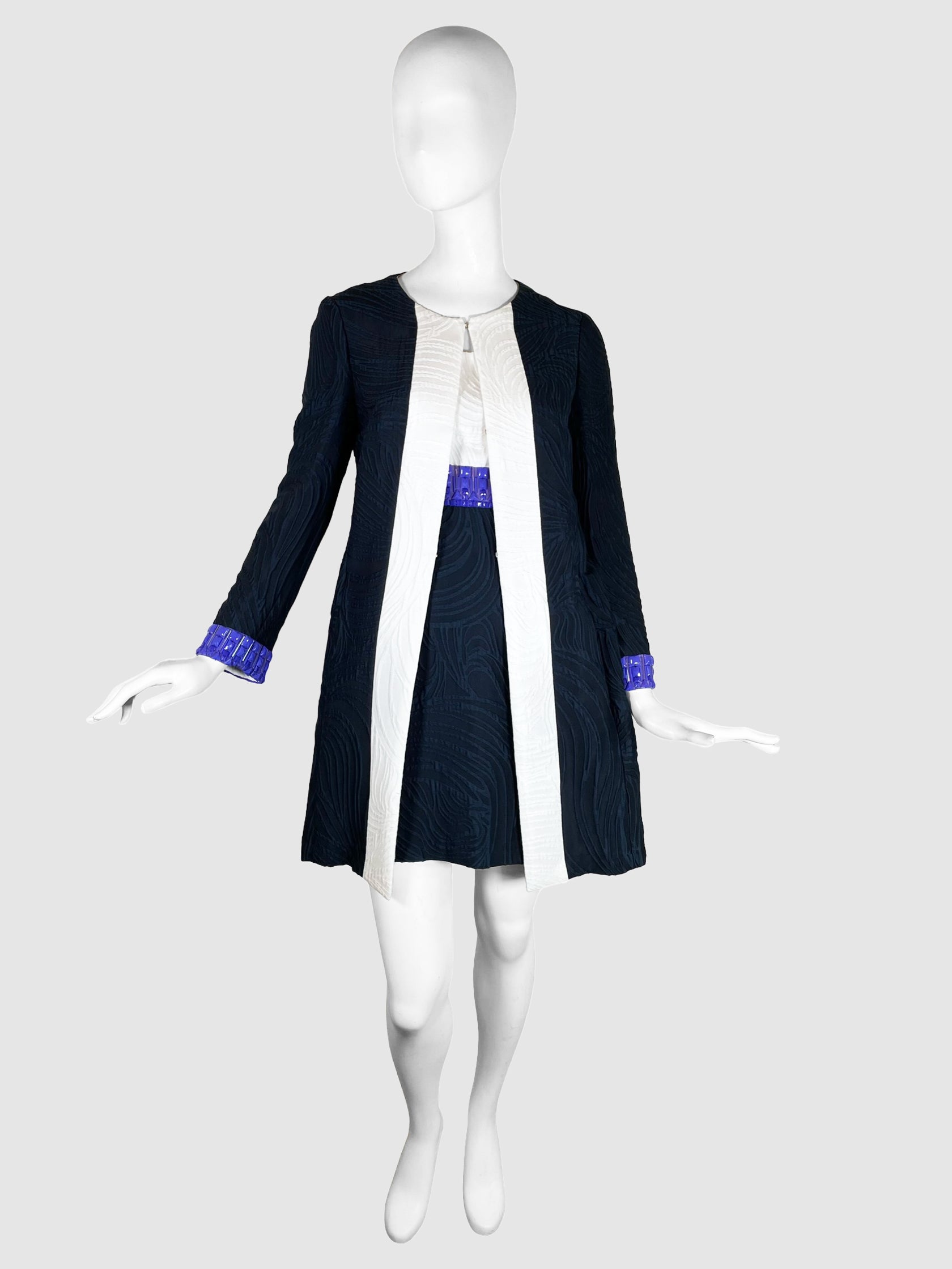 Textured Two-Piece Set  - Size 34