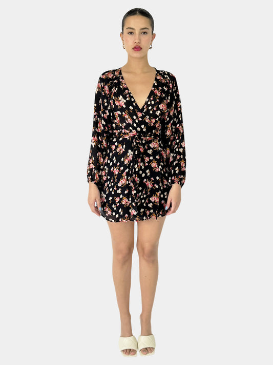 Floral Silk Dress