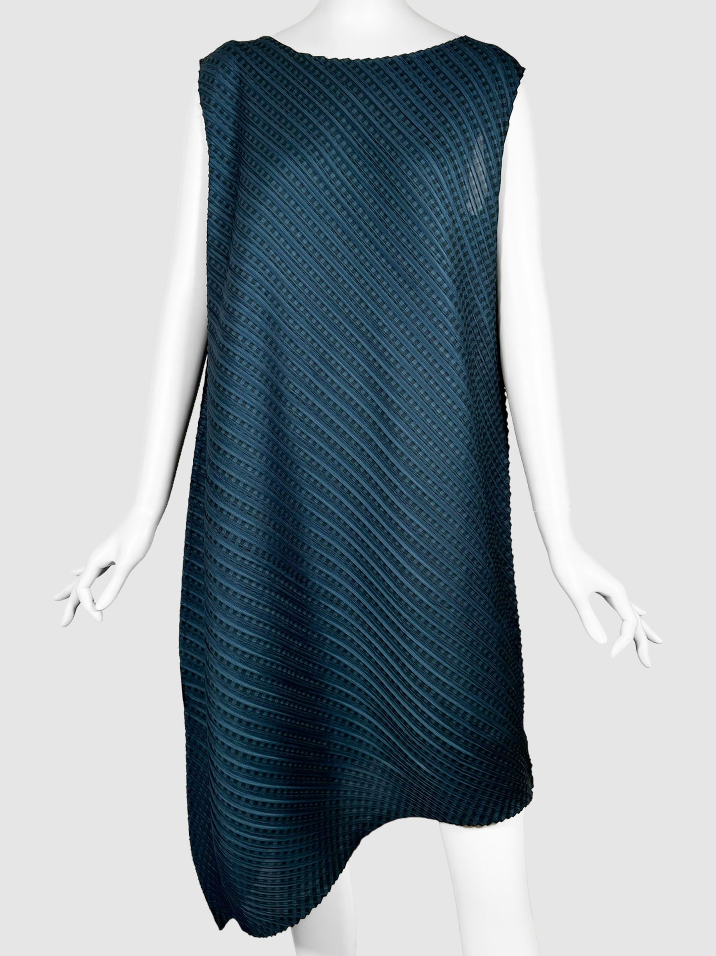 Pleated Asymmetrical Dress - Size 3