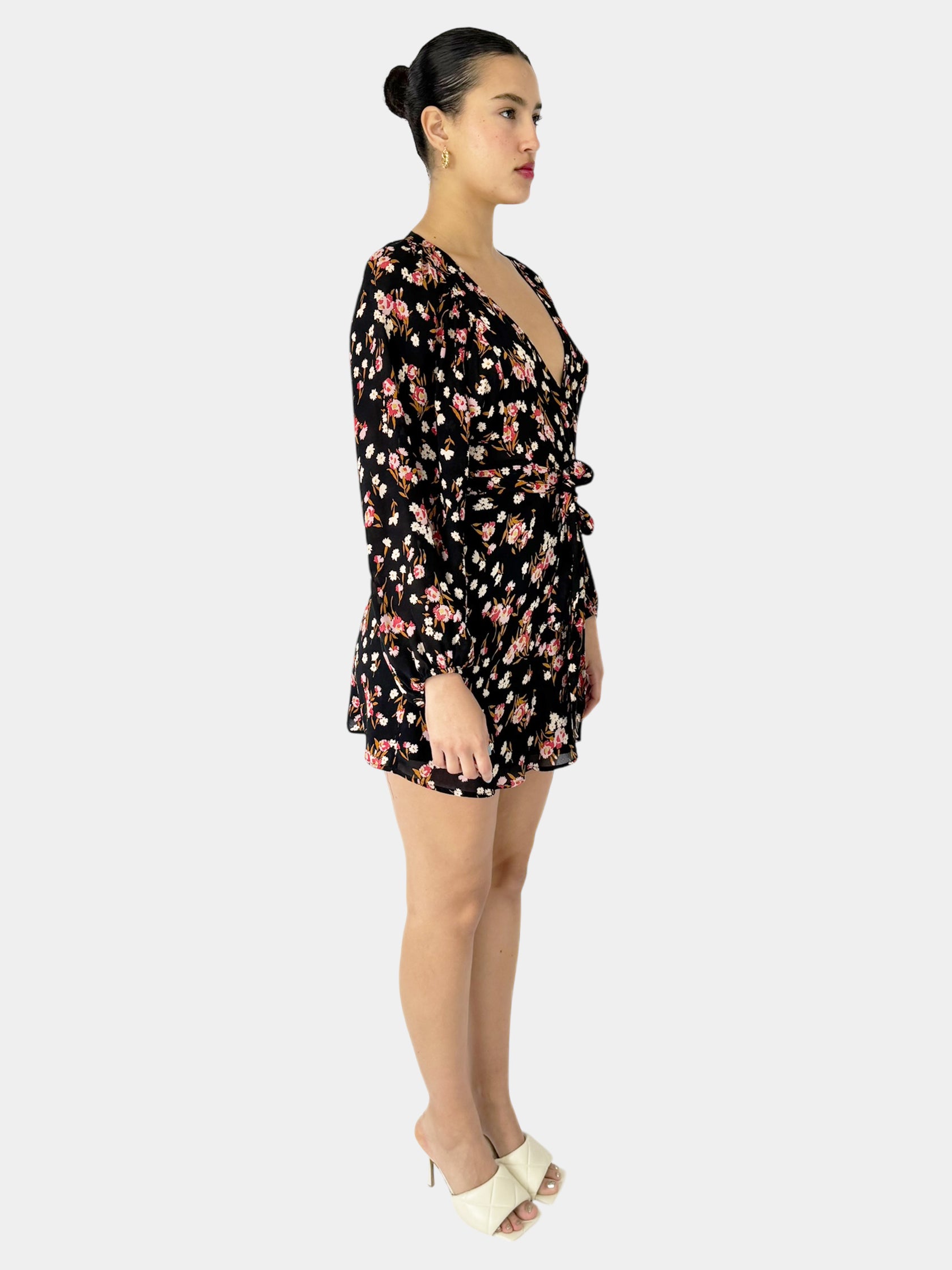 Floral Silk Dress