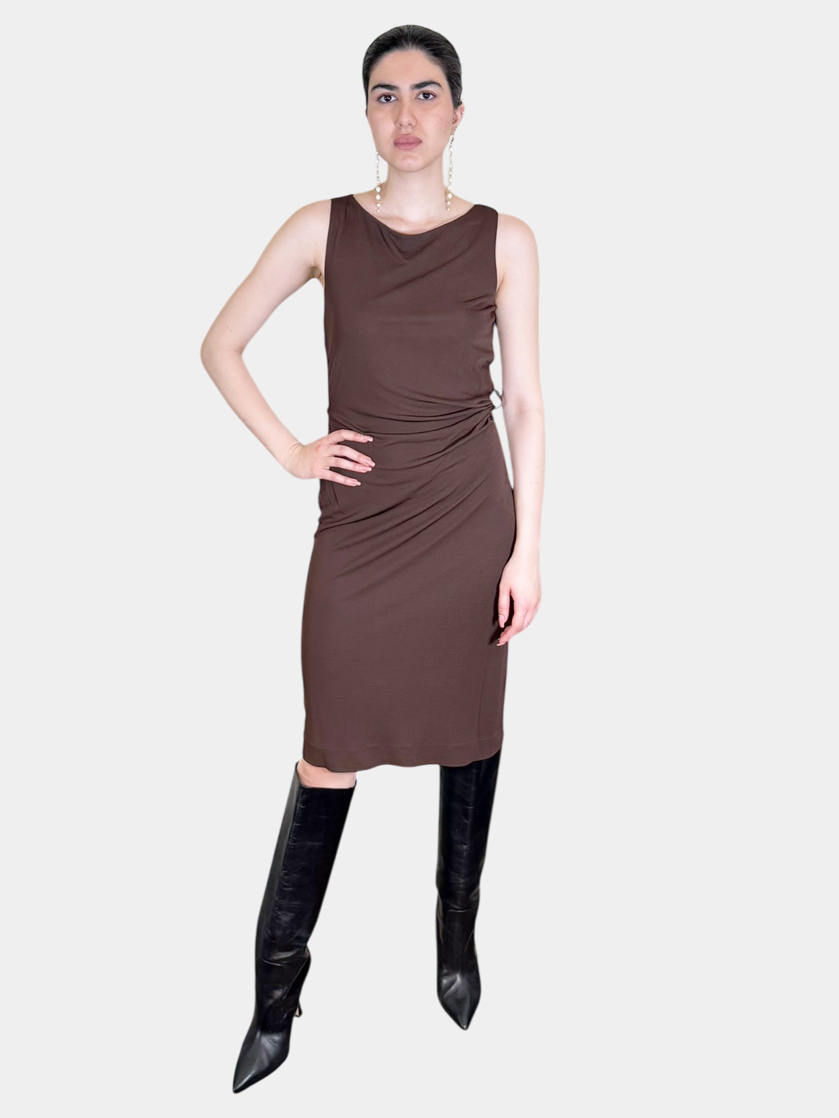 Ruched Bodycon Dress
