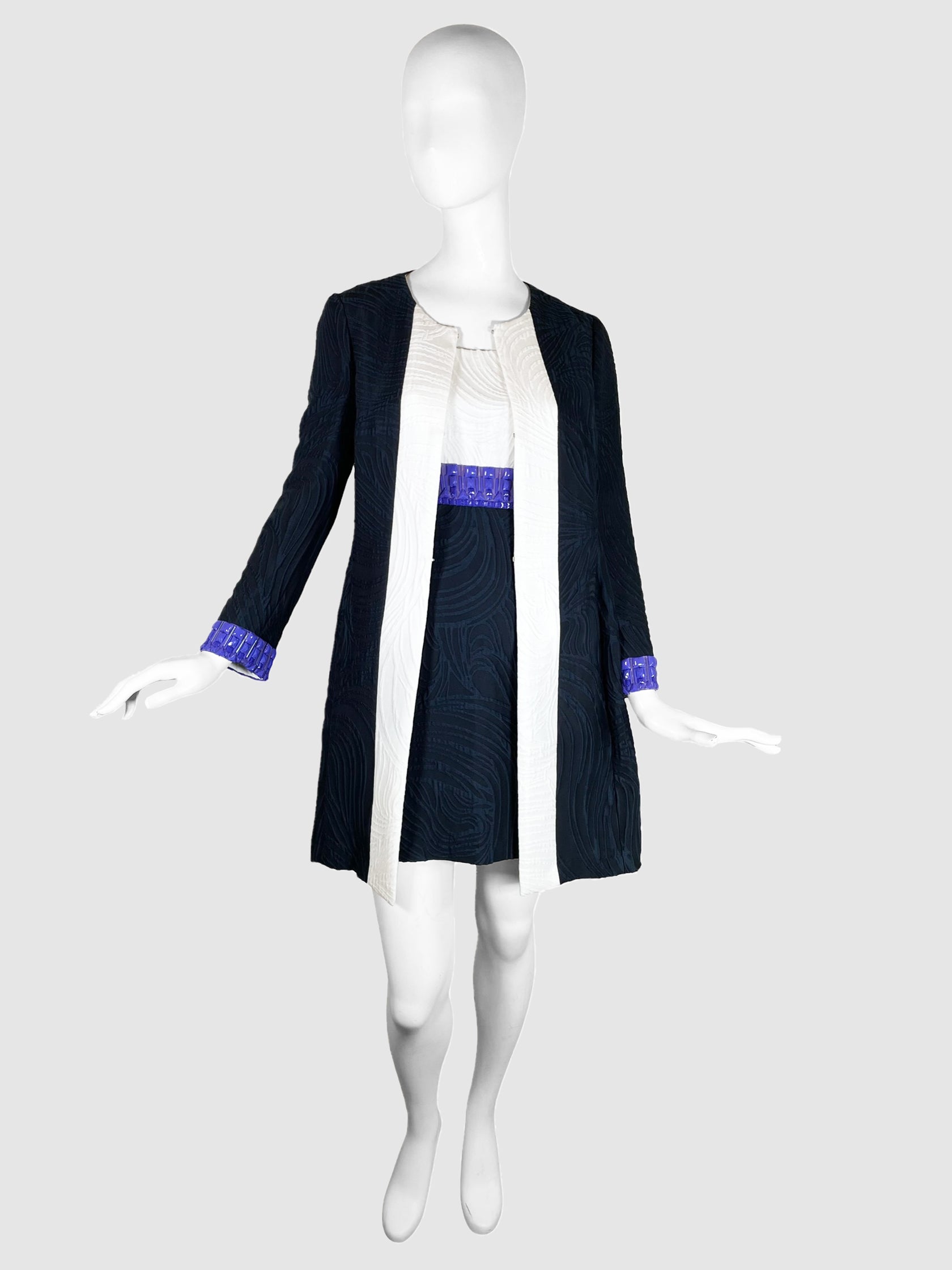 Textured Two-Piece Set  - Size 34