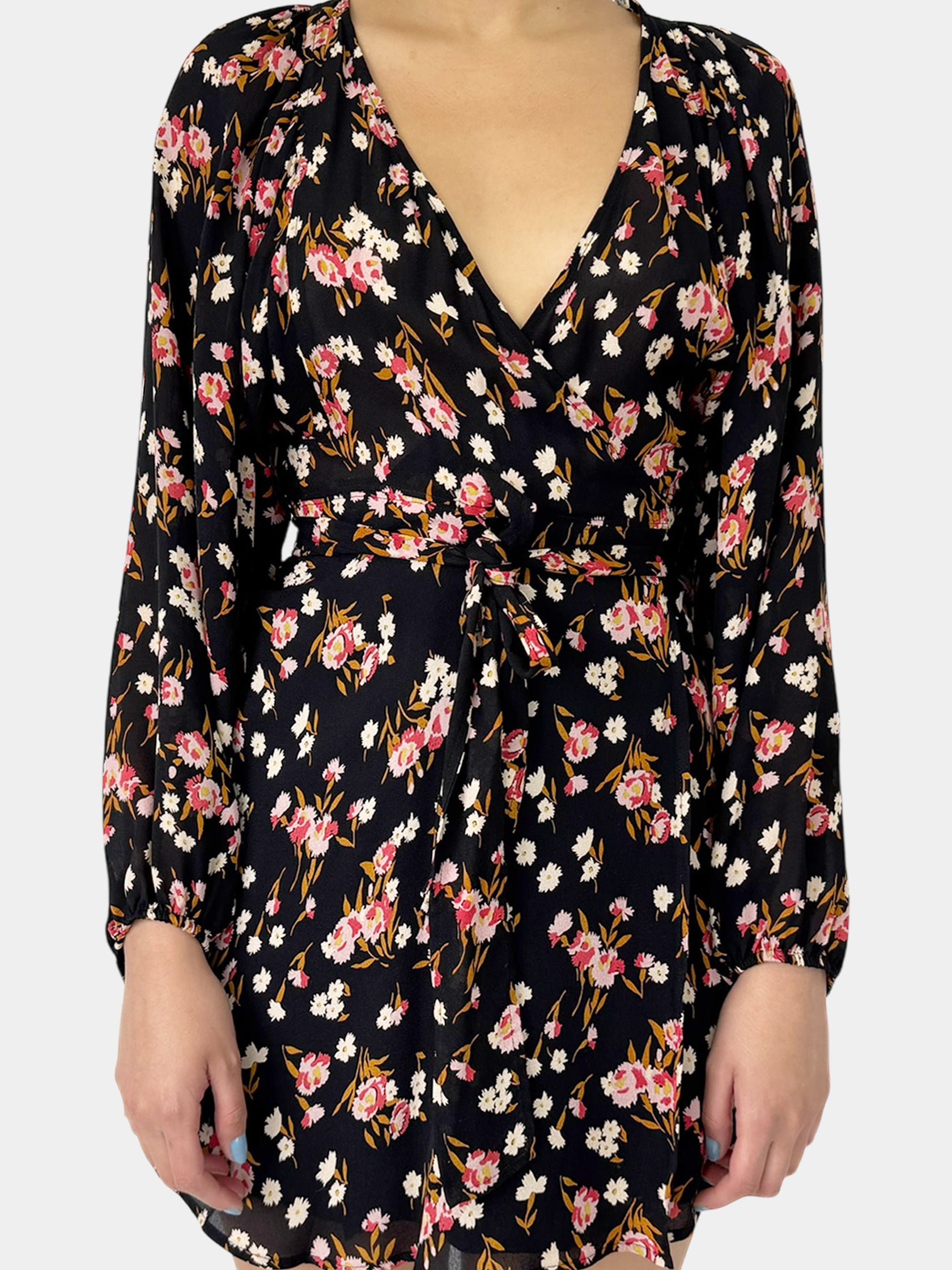 Floral Silk Dress