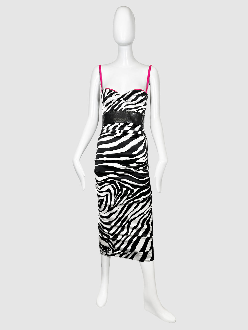 Dolce & Gabbana Zebra Print Dress - Size 38