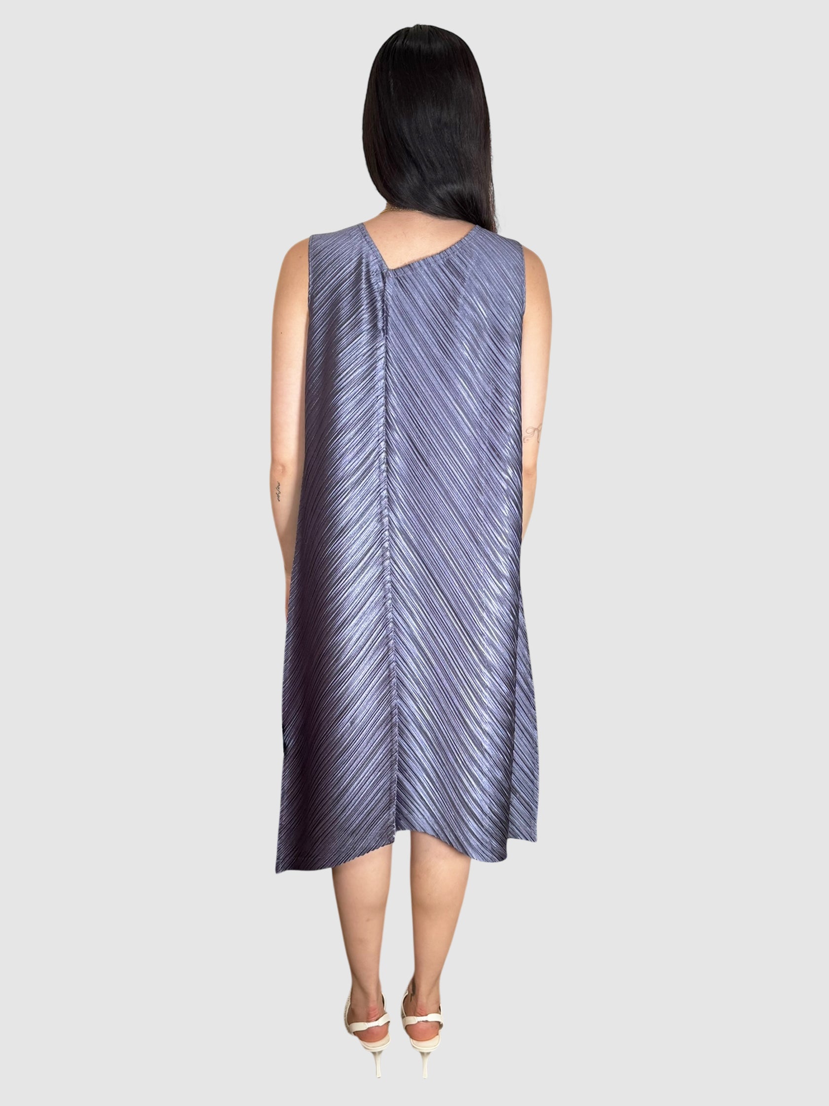 Sleeveless Pleated Dress