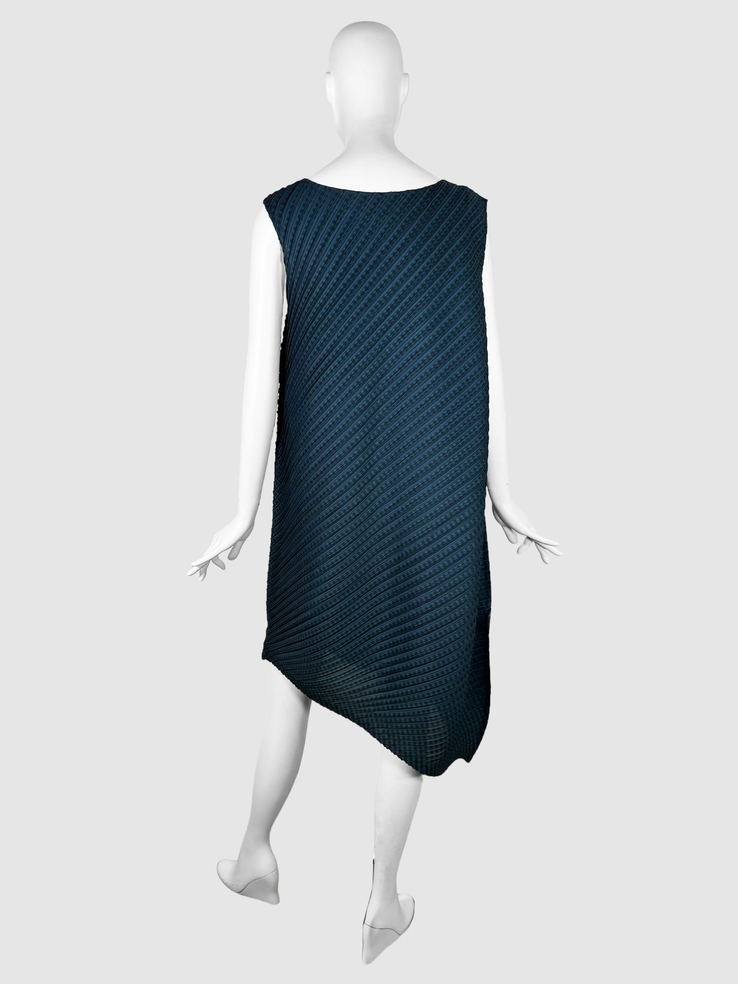 Pleated Asymmetrical Dress - Size 3