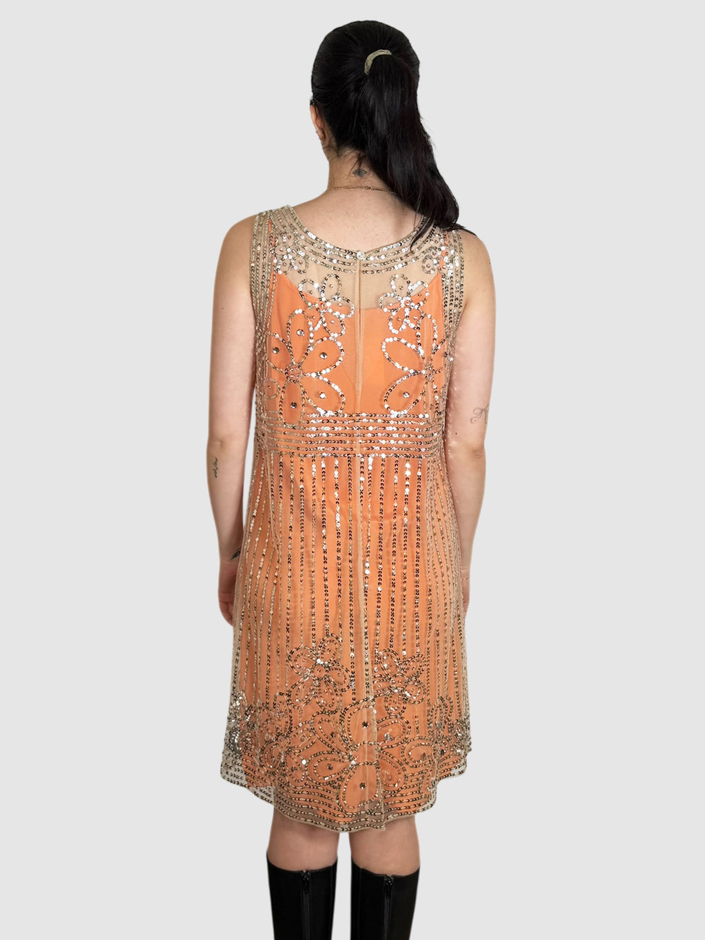 Mesh Sequin Dress