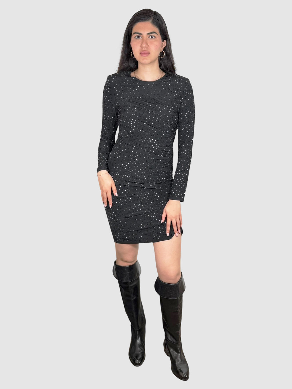 Rhinestone Bodycon Dress