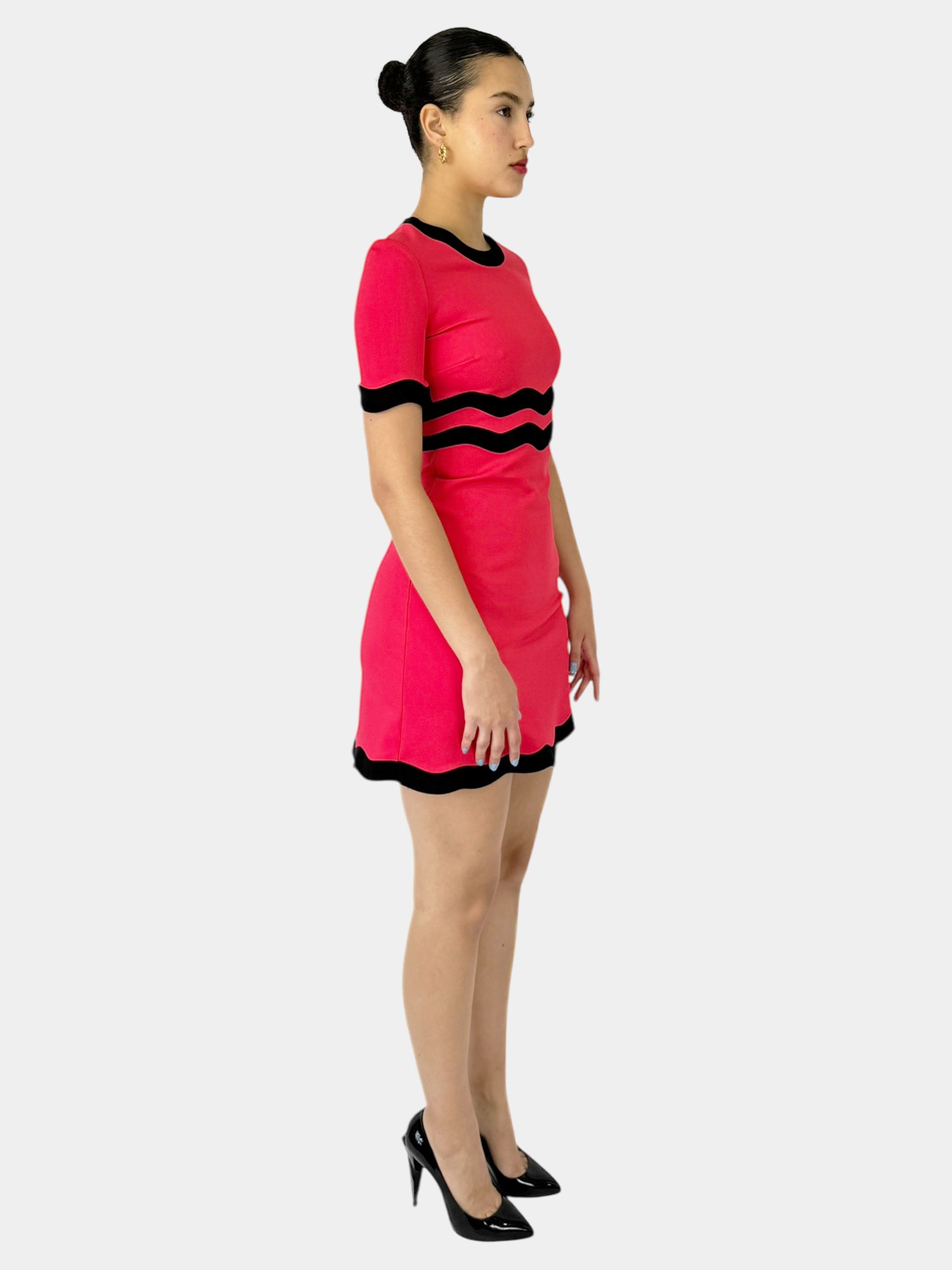 Scallop Mini Dress
