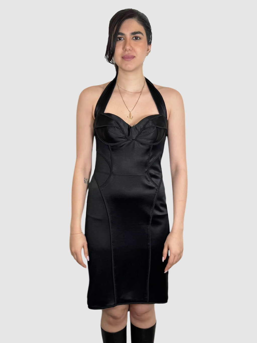 Bustier Halter Dress