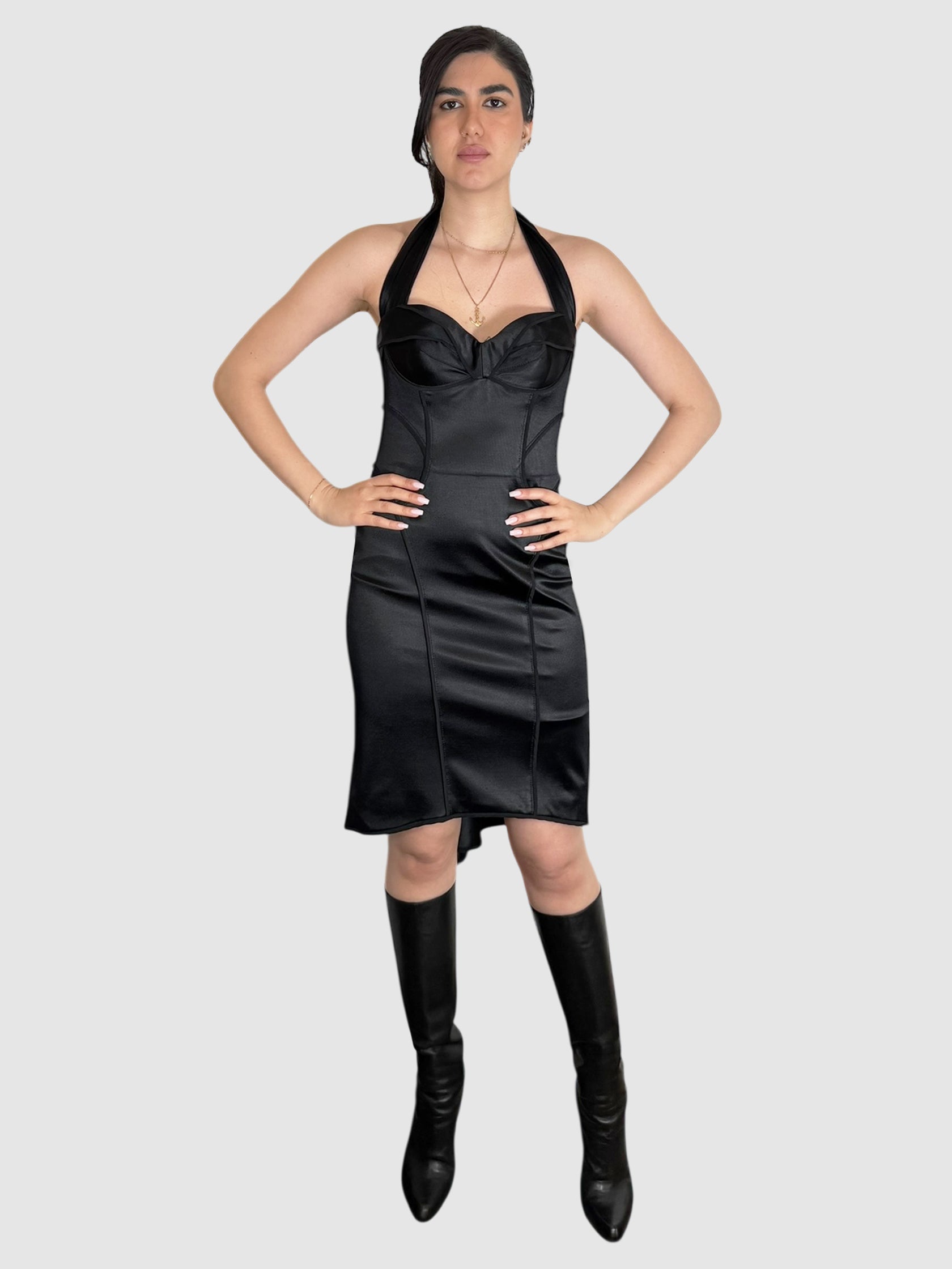 Bustier Halter Dress