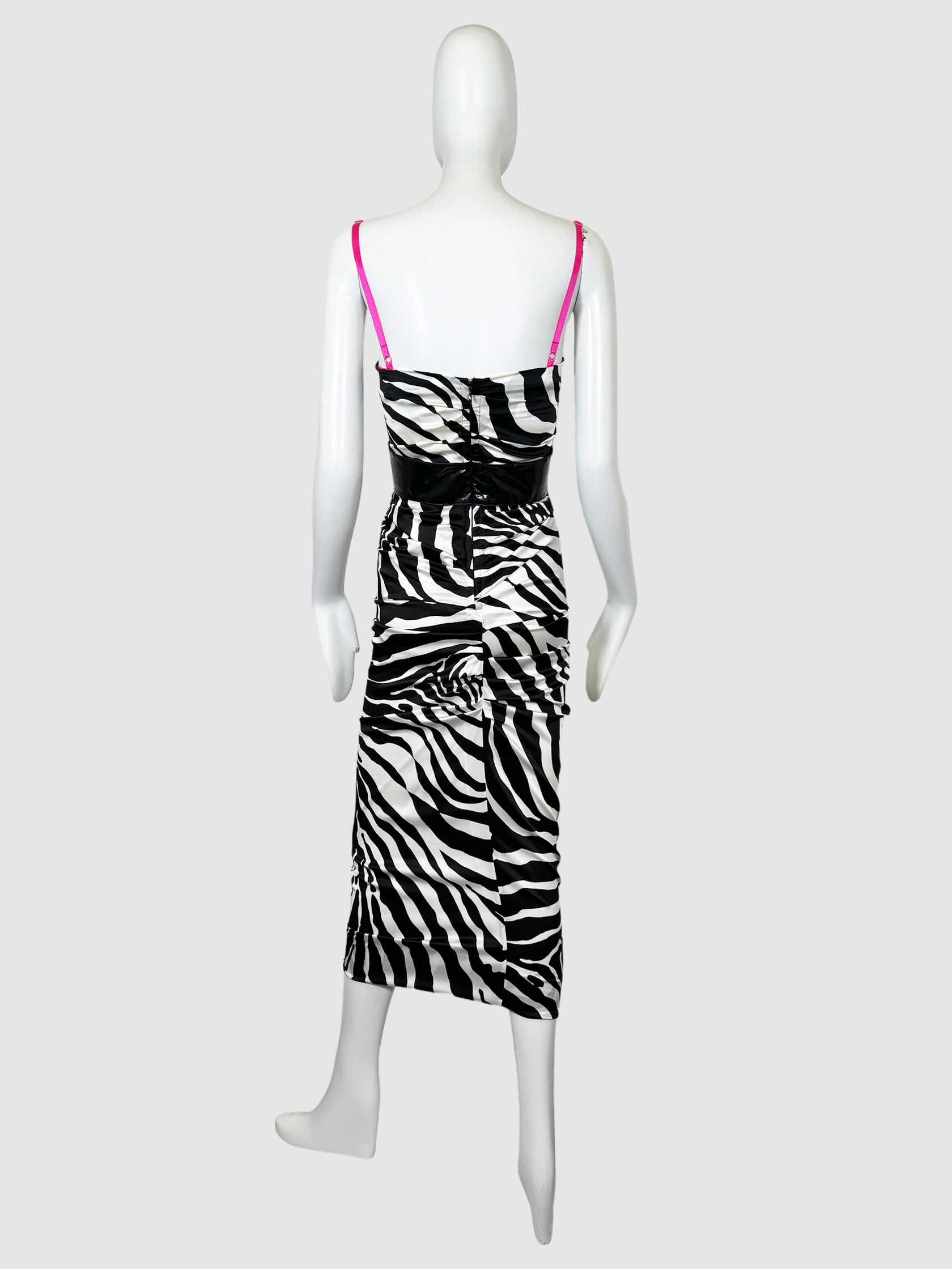 Dolce & Gabbana Zebra Print Dress - Size 38