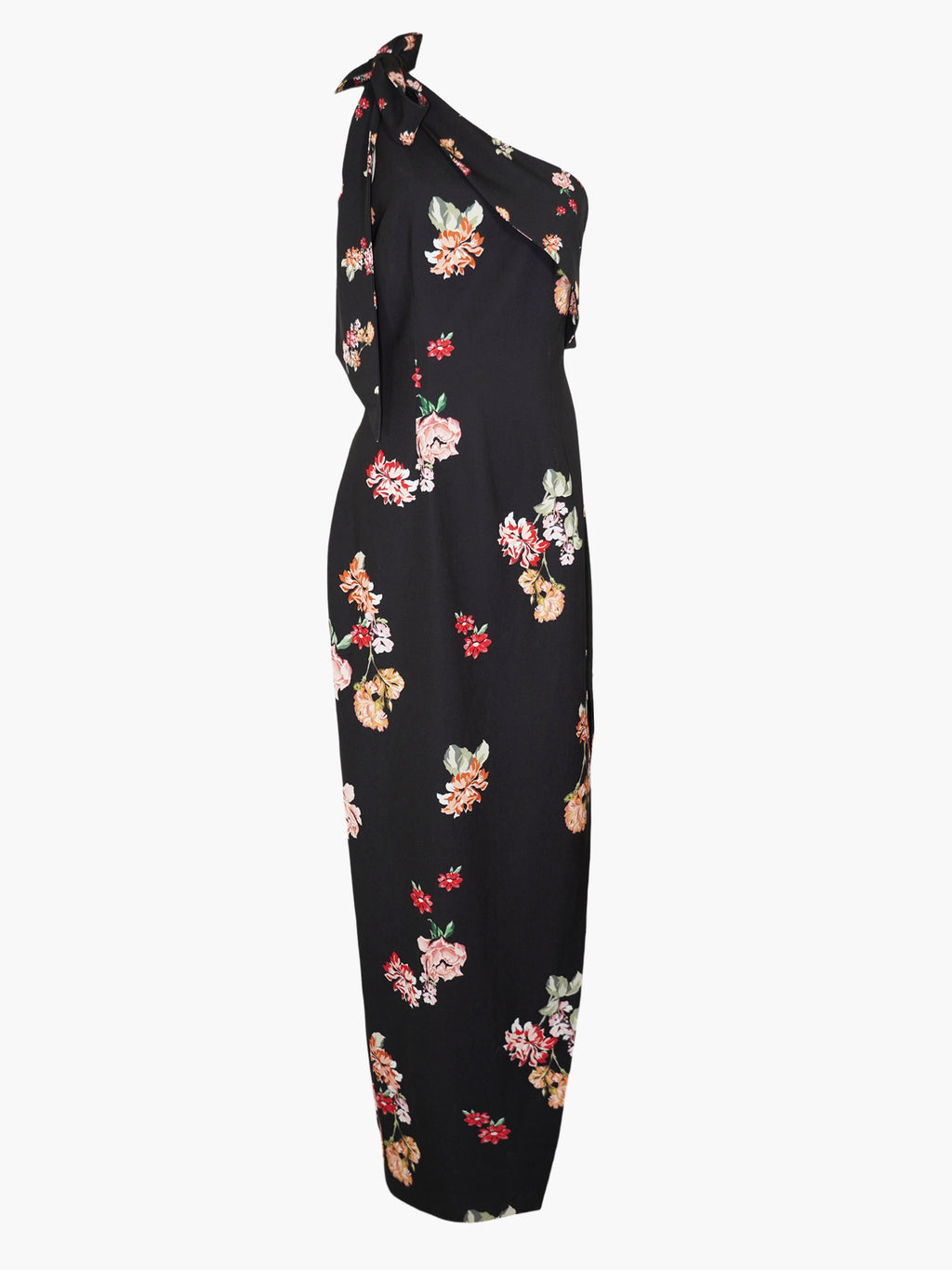 Floral One-Shoulder Dress