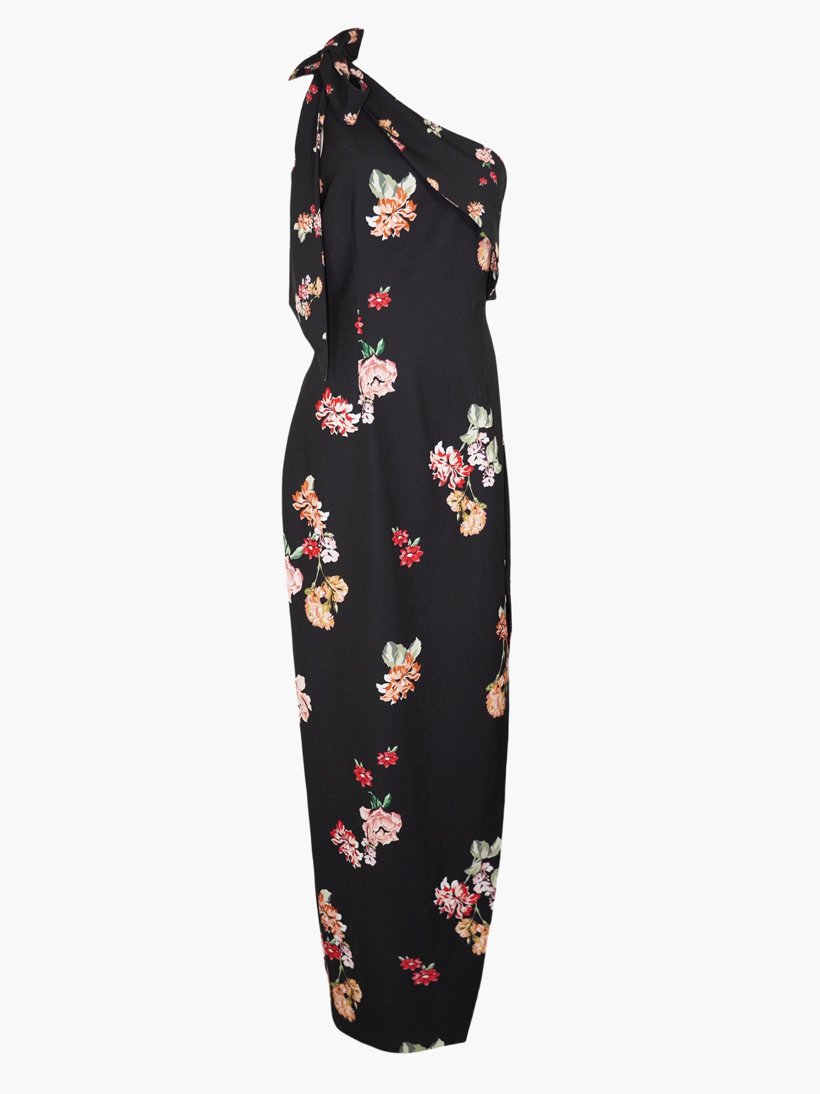 Floral One-Shoulder Dress