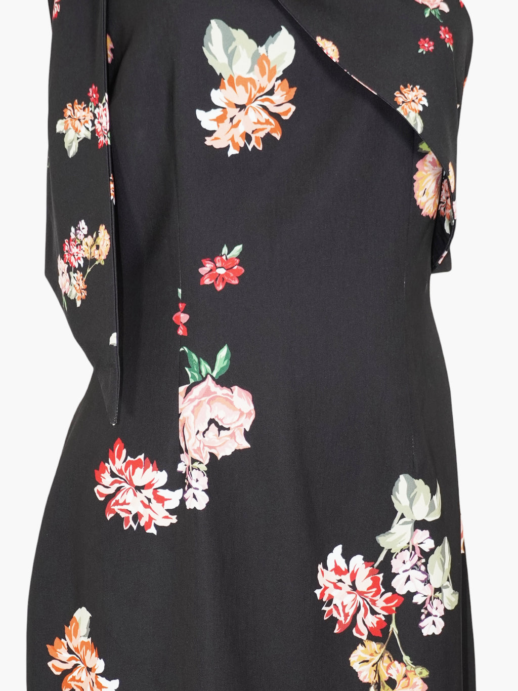 Floral One-Shoulder Dress