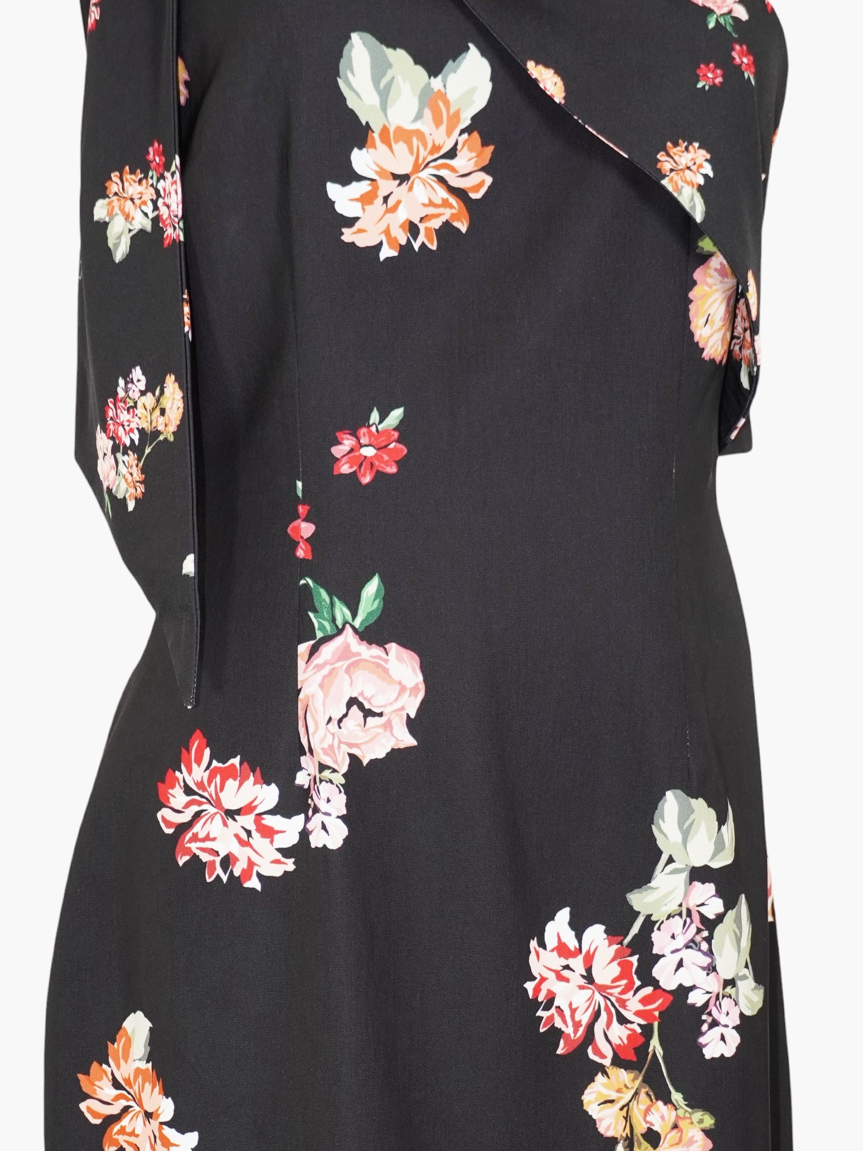 Floral One-Shoulder Dress
