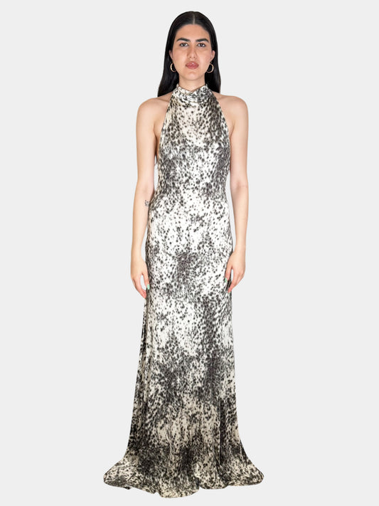 Drape Halter Dress