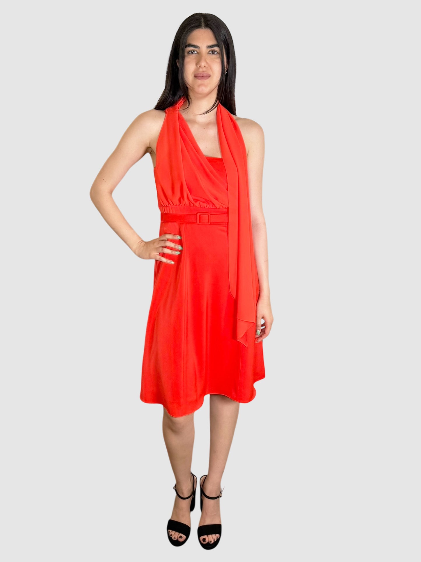 Draped Mini Dress