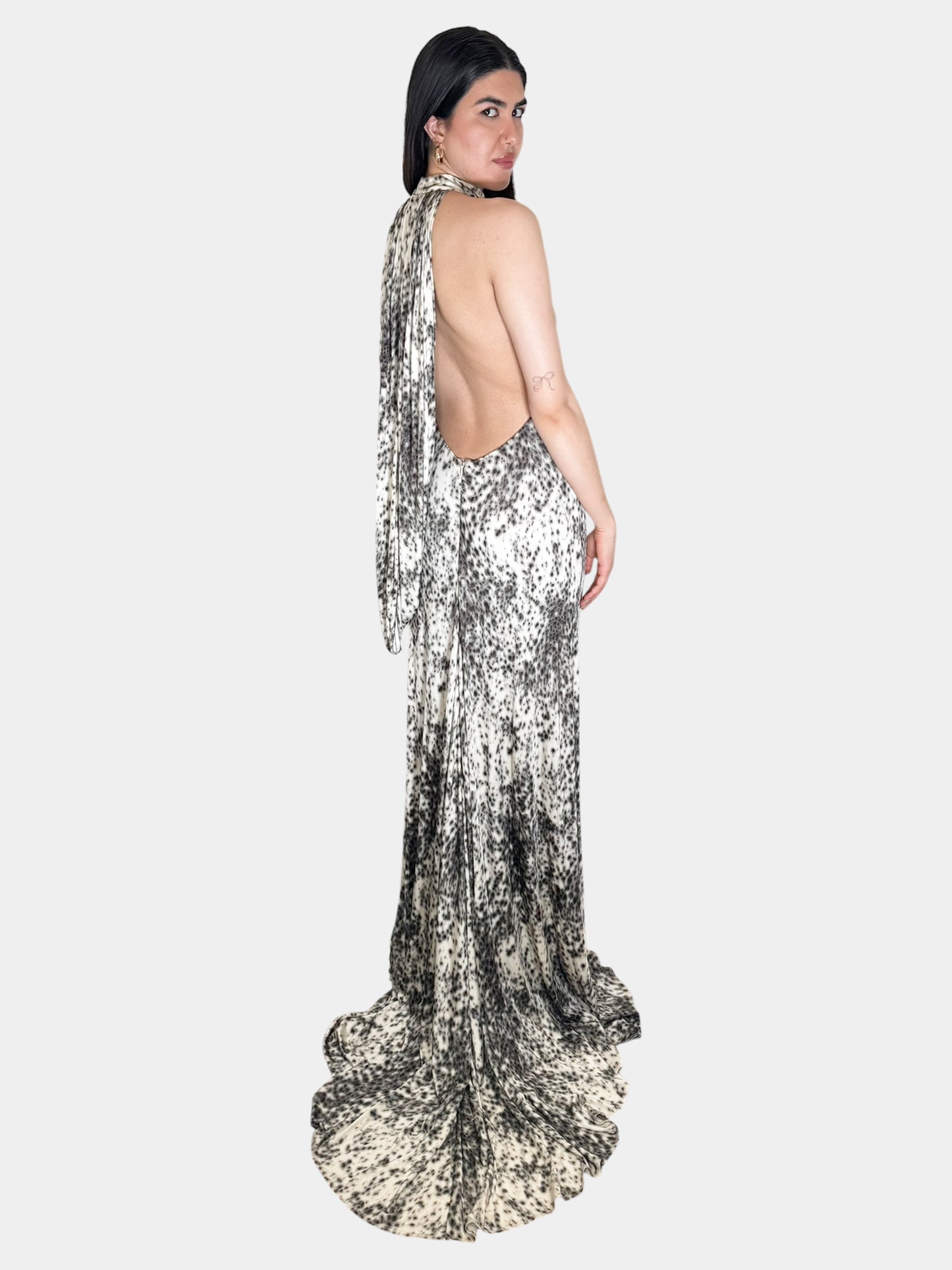 Drape Halter Dress