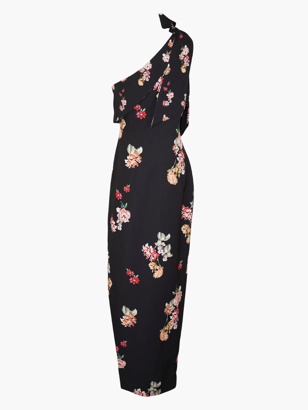 Floral One-Shoulder Dress