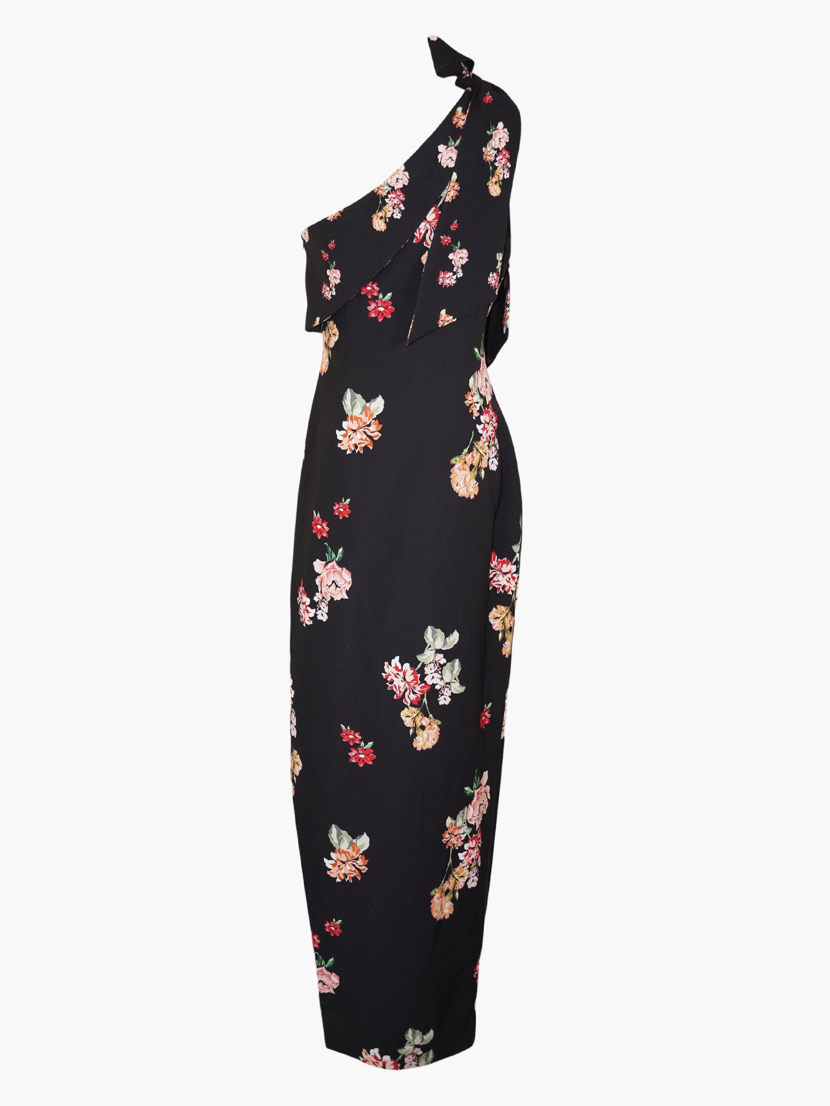 Floral One-Shoulder Dress