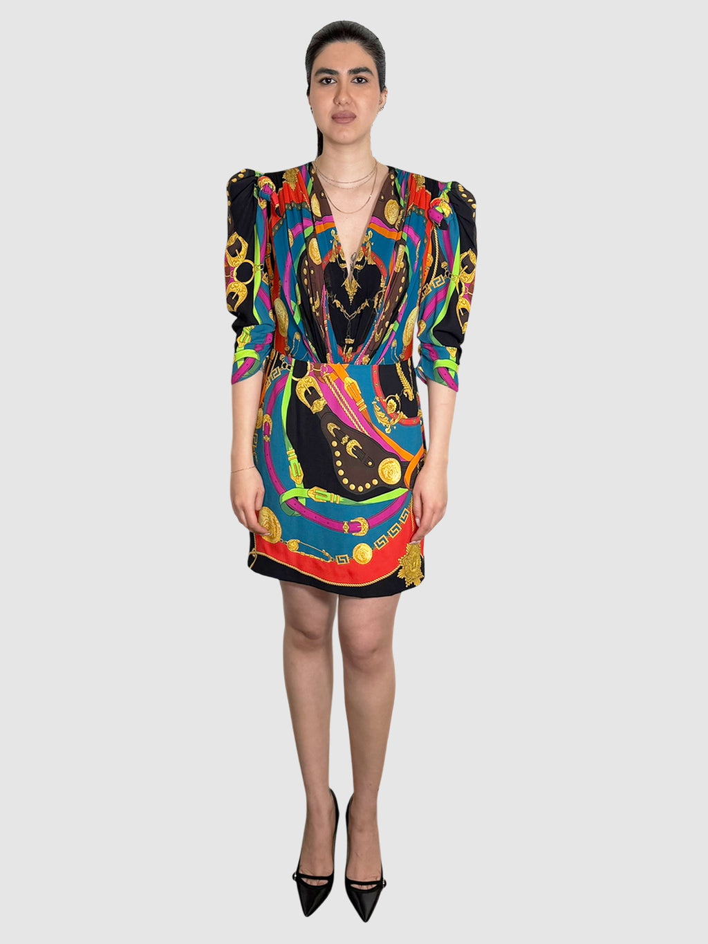Barocco Rodeo Print Dress