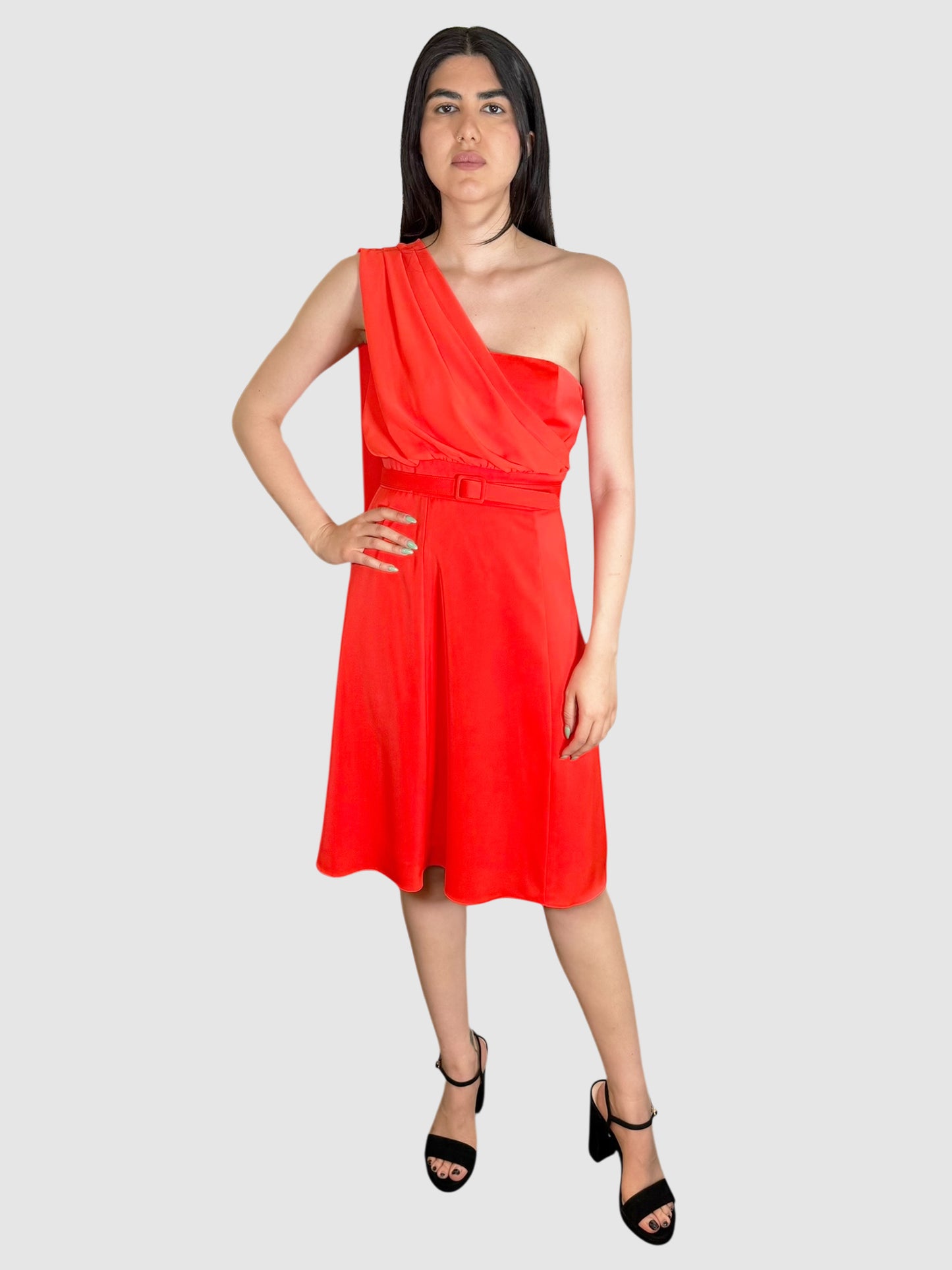 Draped Mini Dress