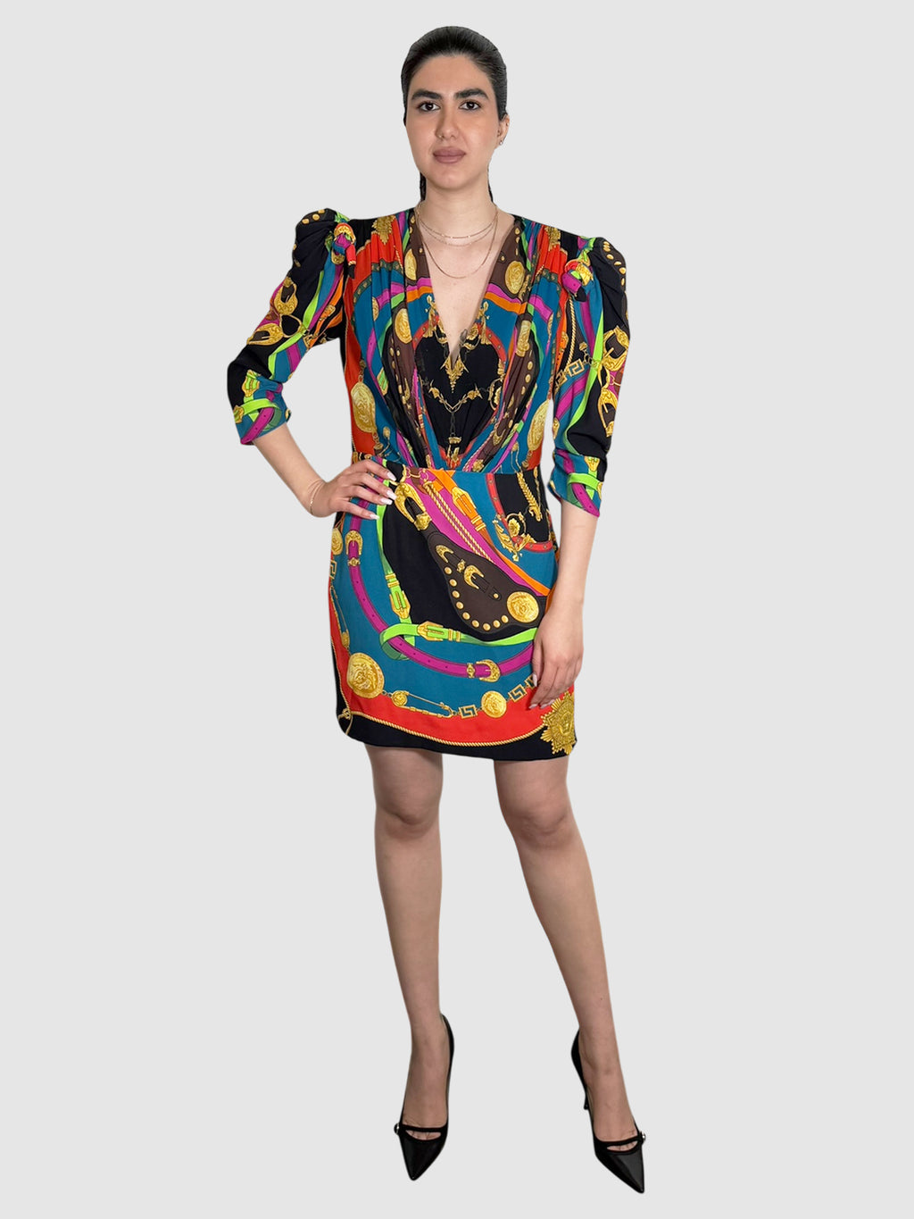 Barocco Rodeo Print Dress