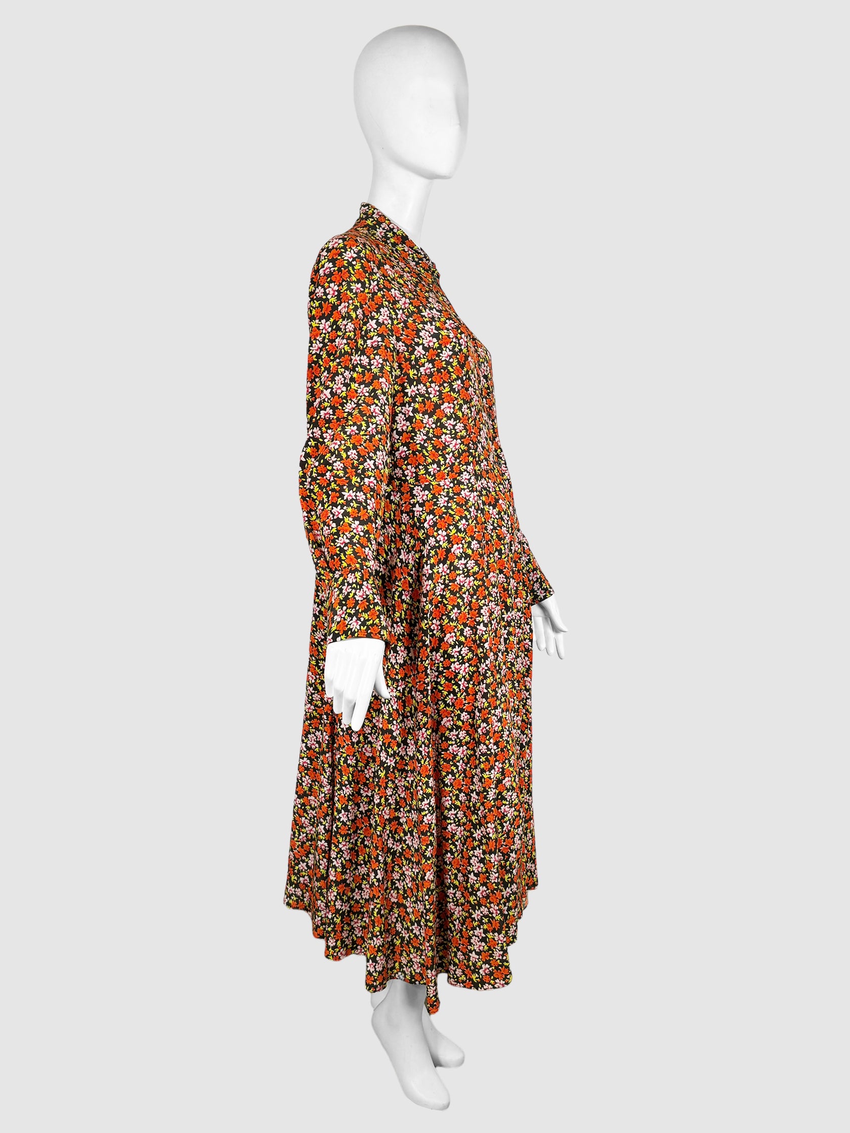 Paul Smith Floral Print Maxi Dress - Size 42