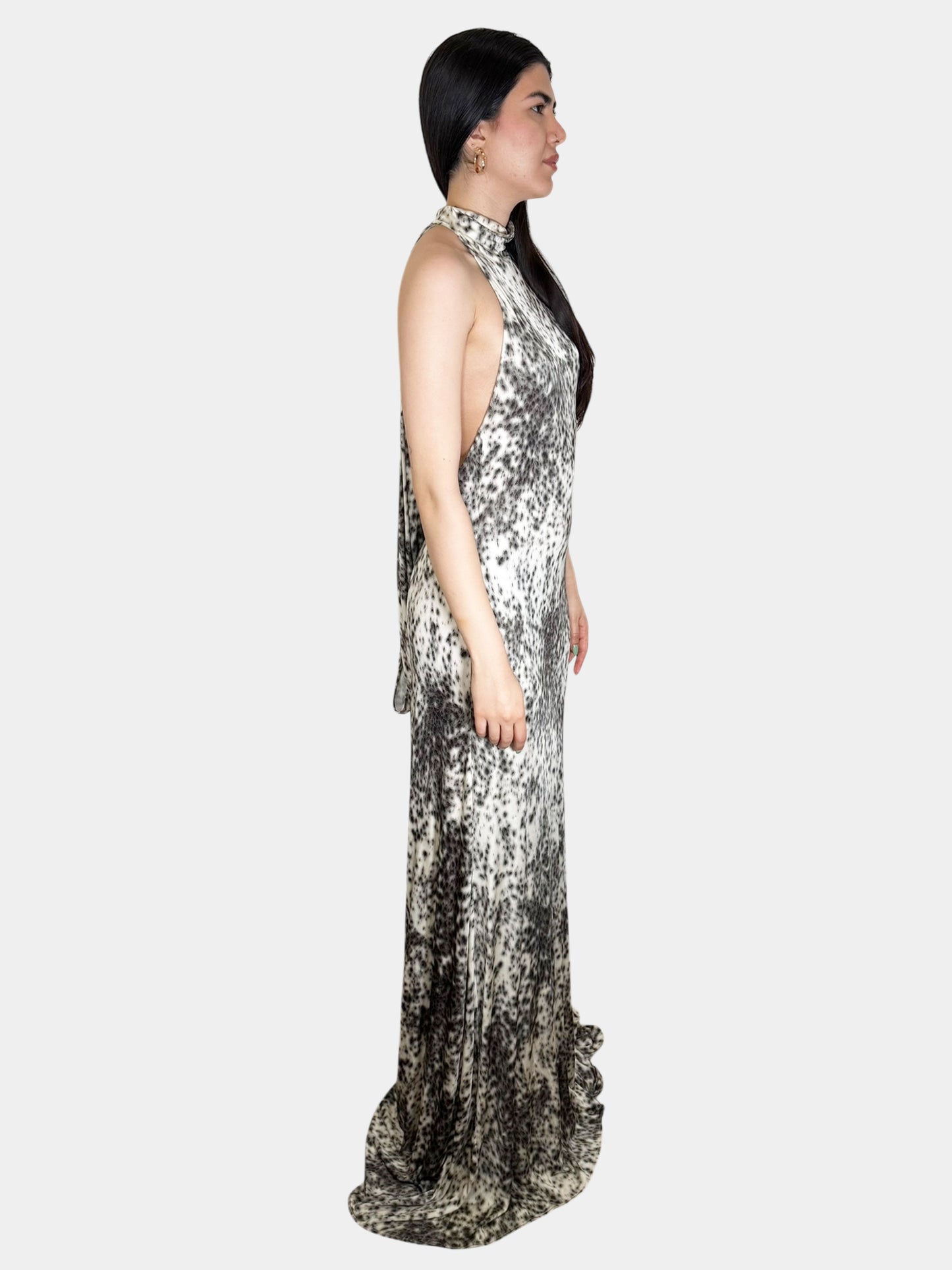 Drape Halter Dress
