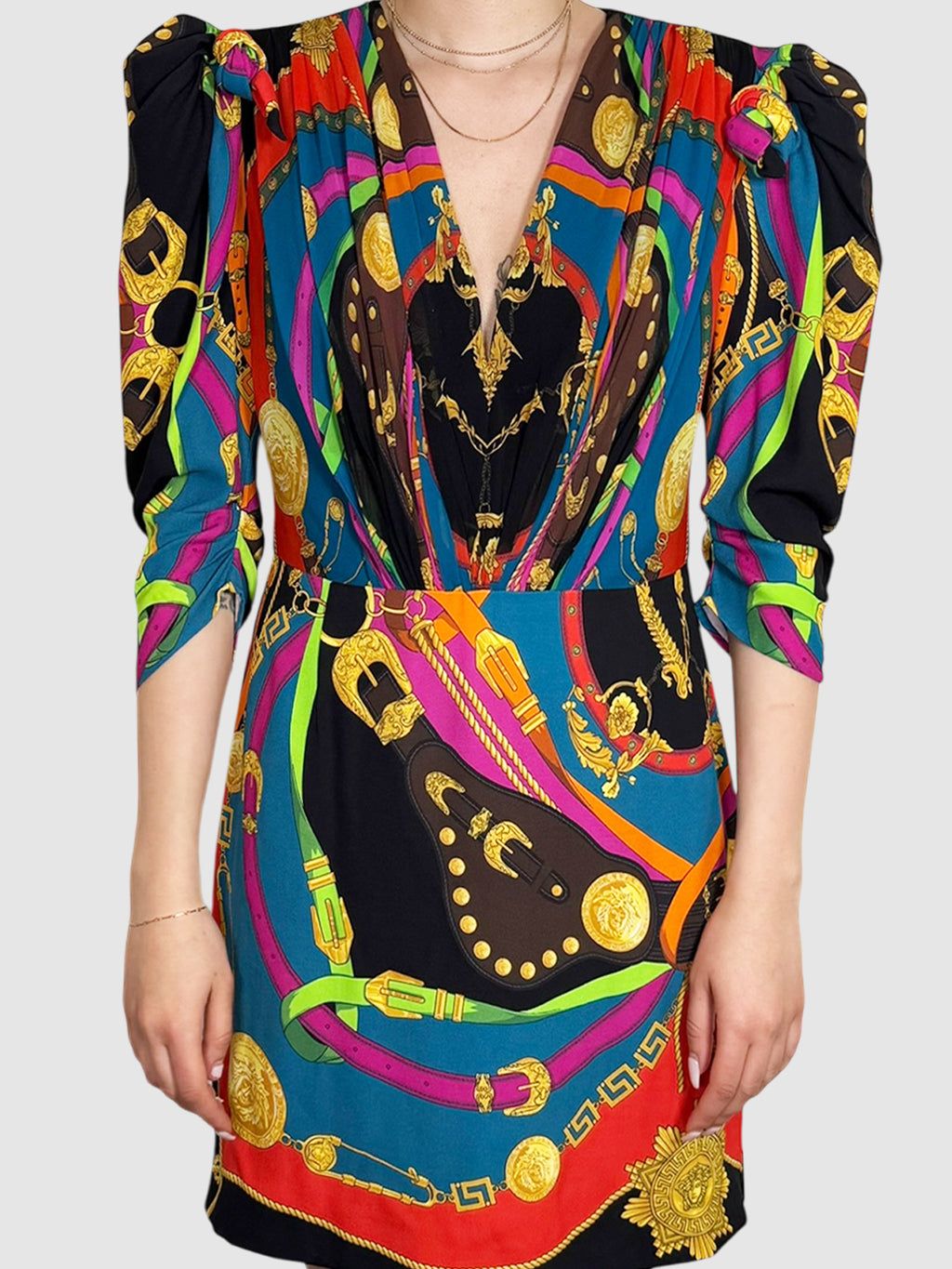 Barocco Rodeo Print Dress
