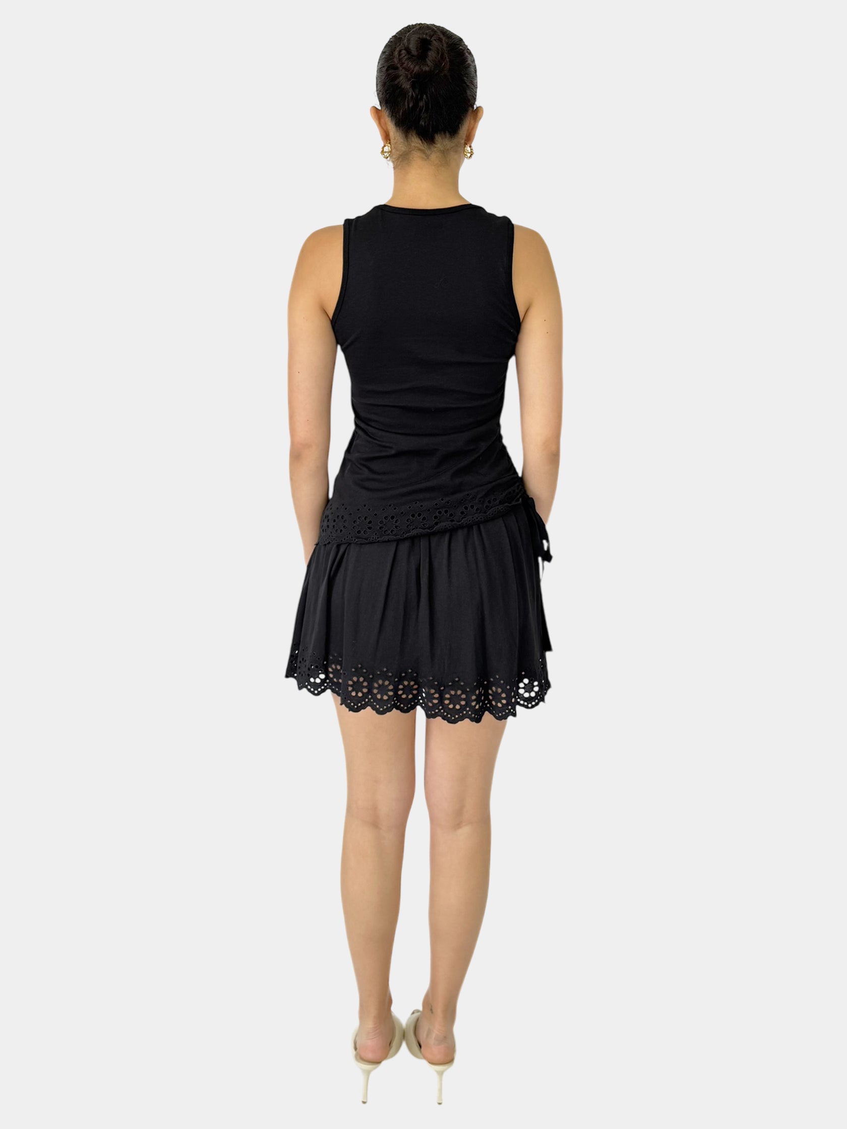 Layered Eyelet Dress