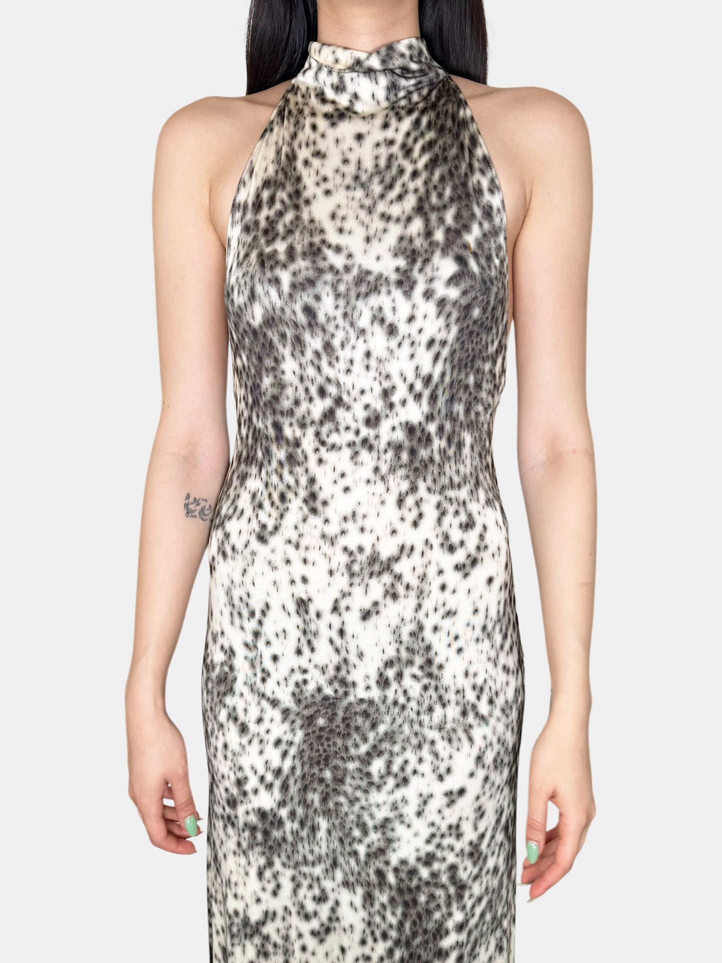 Drape Halter Dress