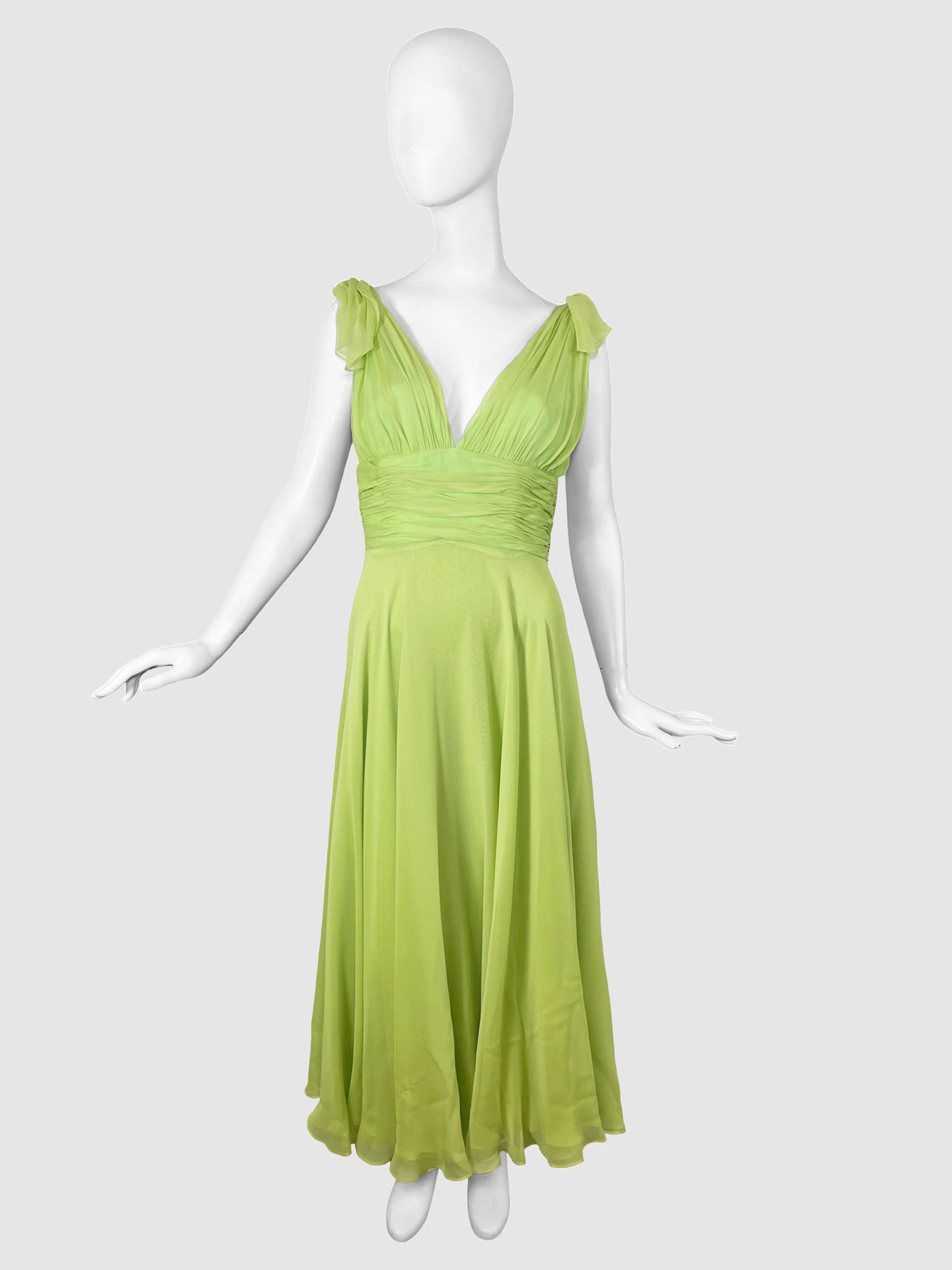 Tie Shoulder Gown - Size M