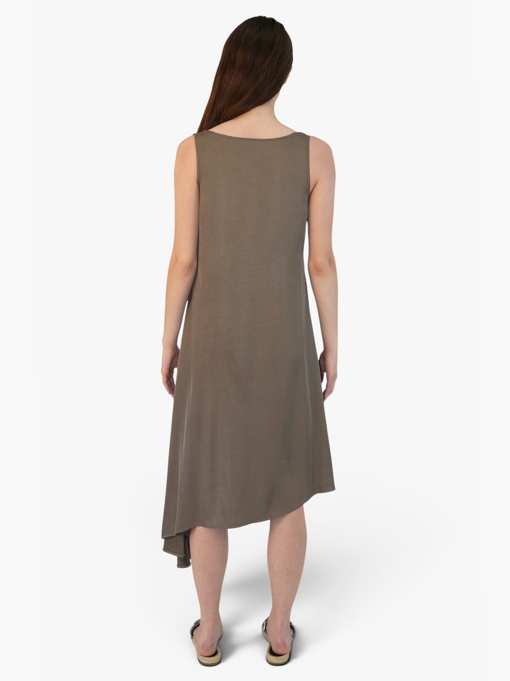 Draped Asymmetrical Dress