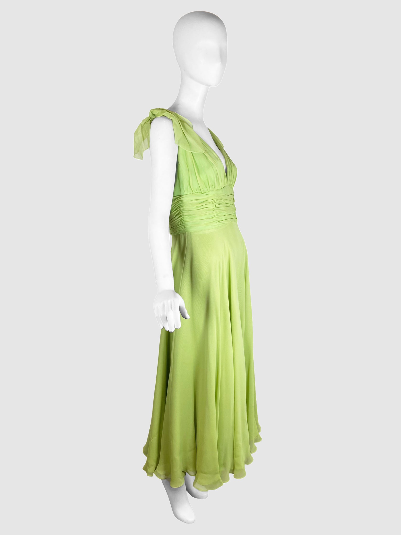 Tie Shoulder Gown - Size M