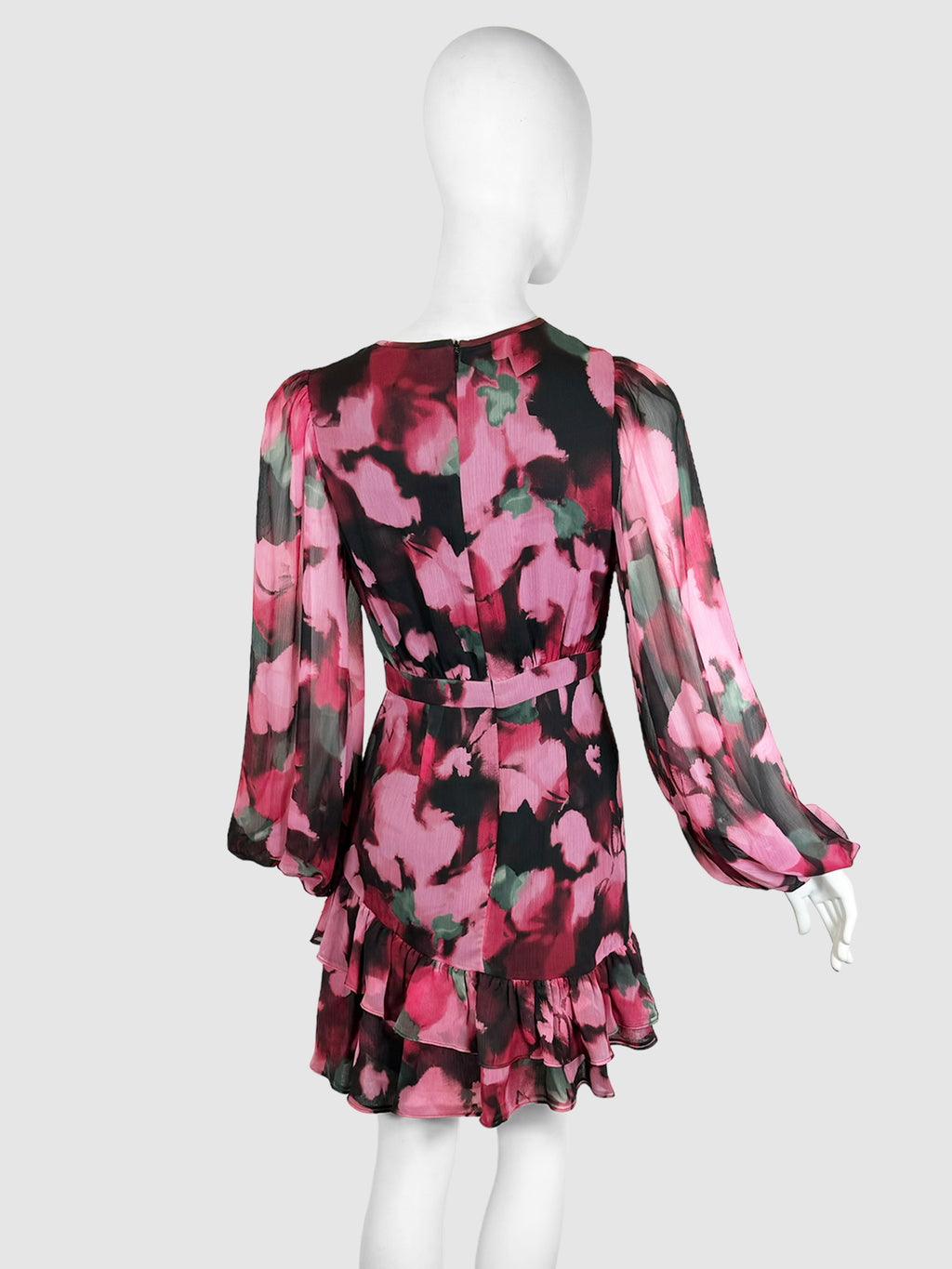 Ted Baker Floral Print Mini Dress - Size 1